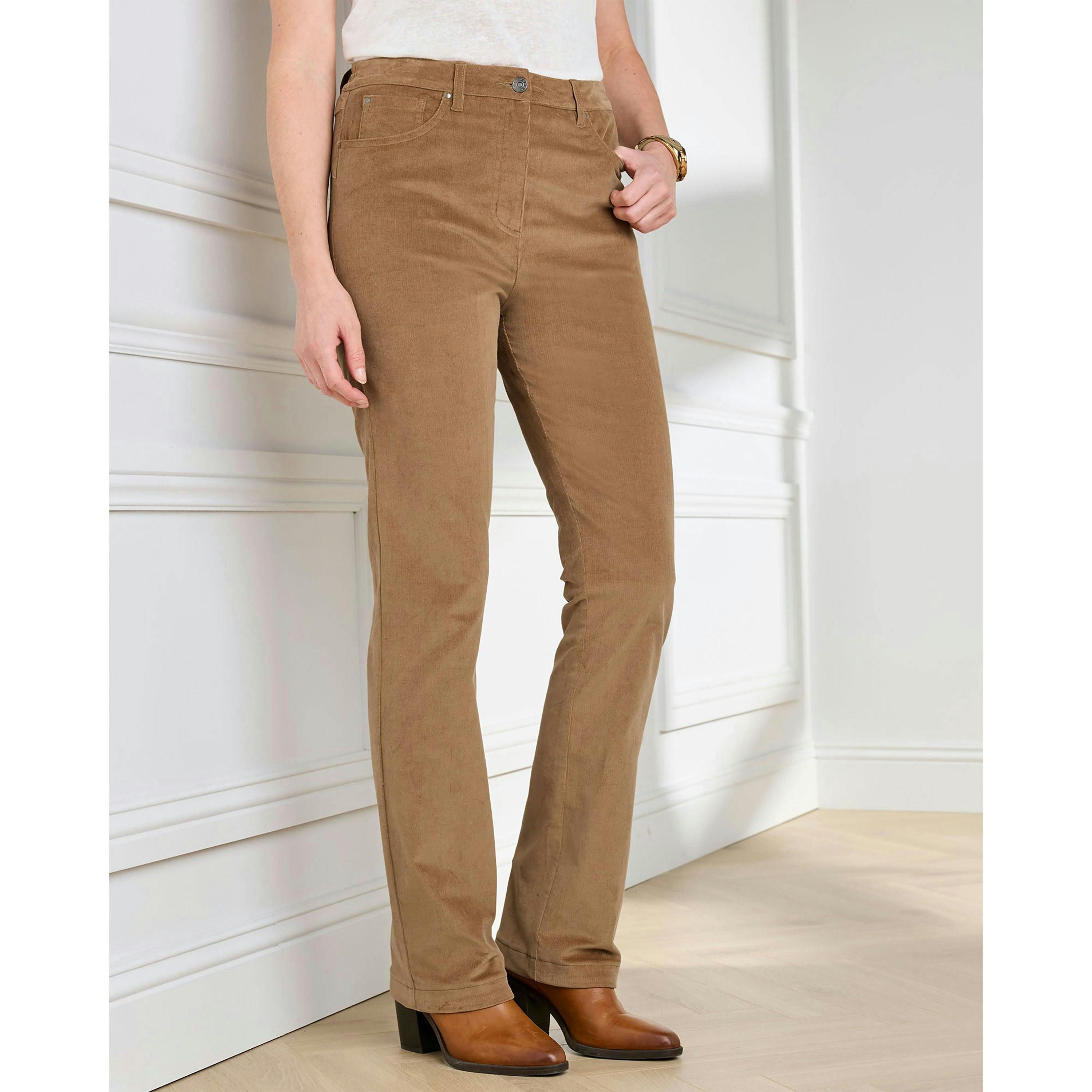 Cotton Traders Stretch Cord Straight Leg Jeans , view 2 of 5