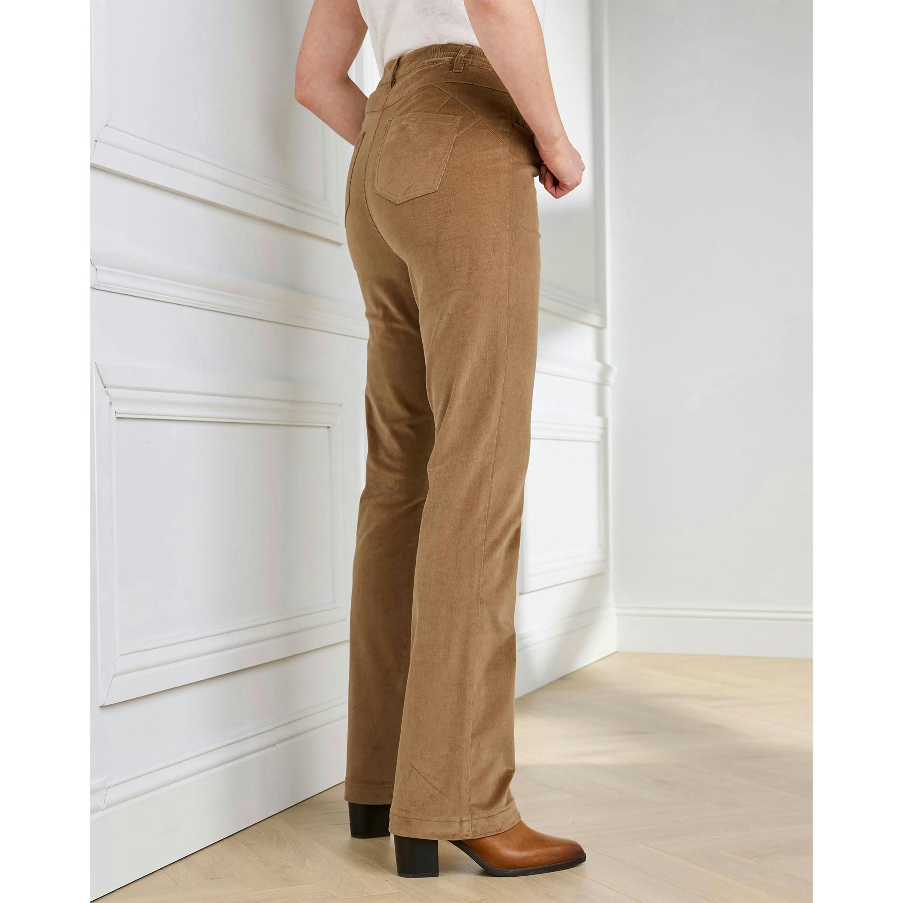 Cotton Traders Stretch Cord Straight Leg Jeans , view 3 of 5