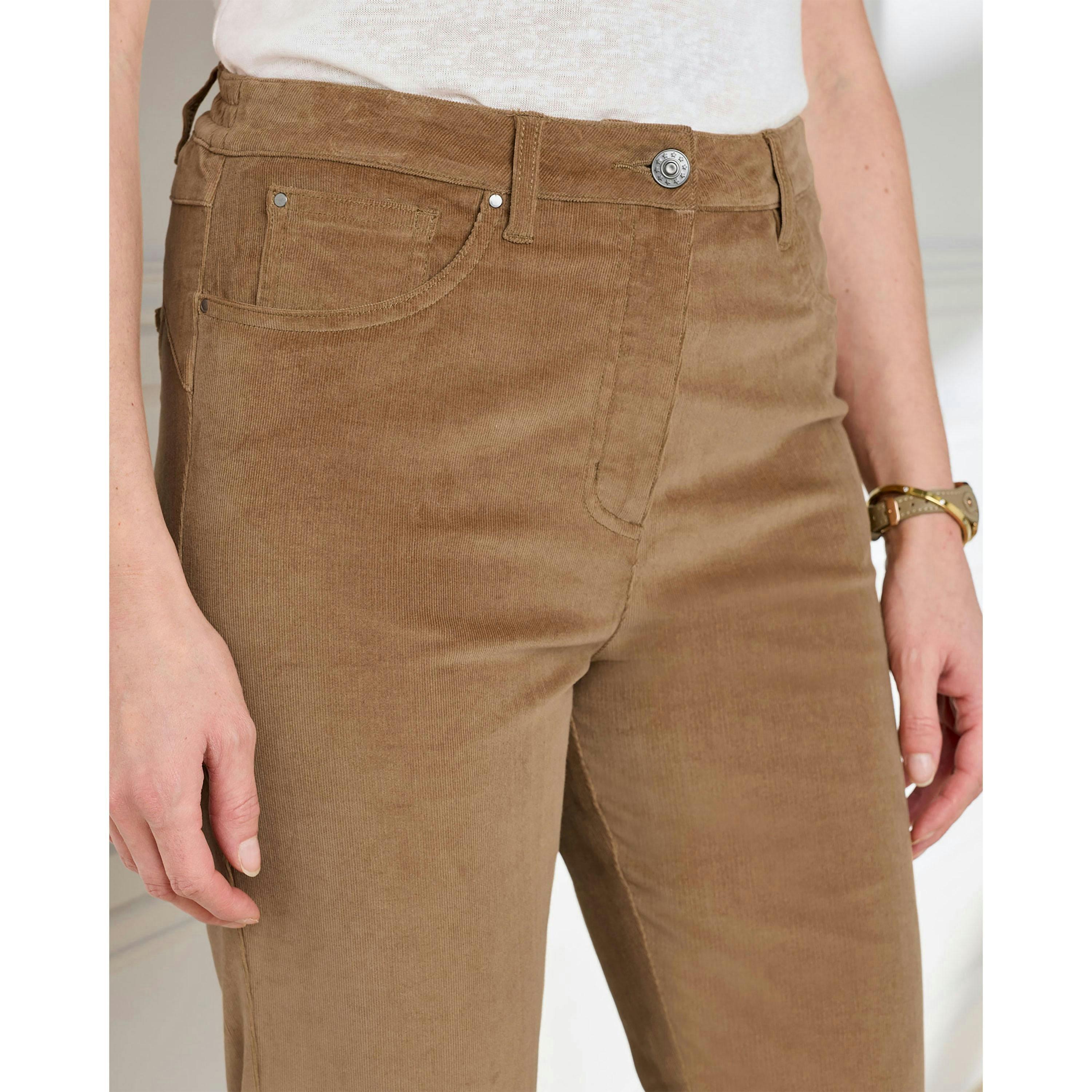 Cotton Traders Stretch Cord Straight Leg Jeans , view 4 of 5