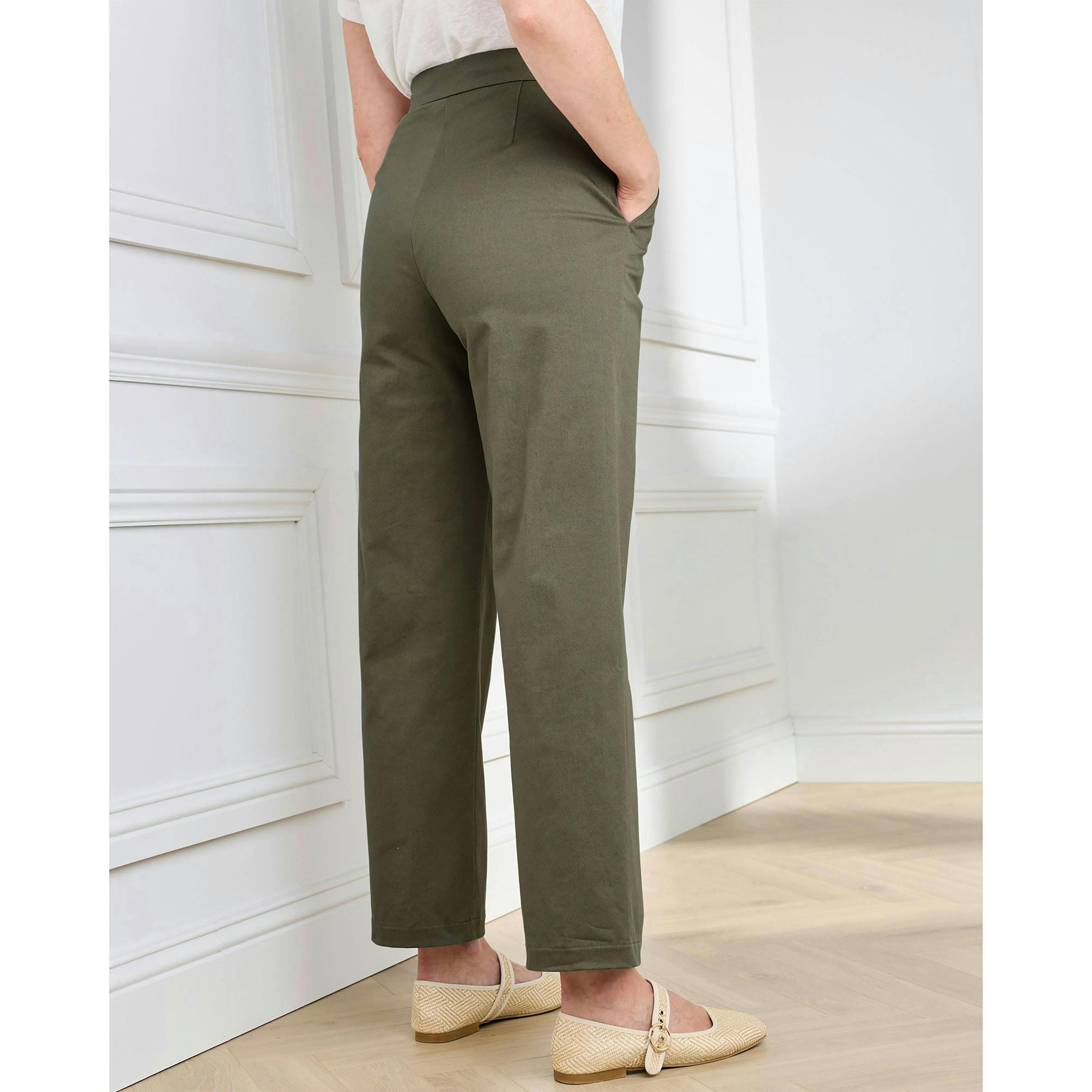 Cotton Traders Ankle Grazer Chino Trousers , view 2 of 3