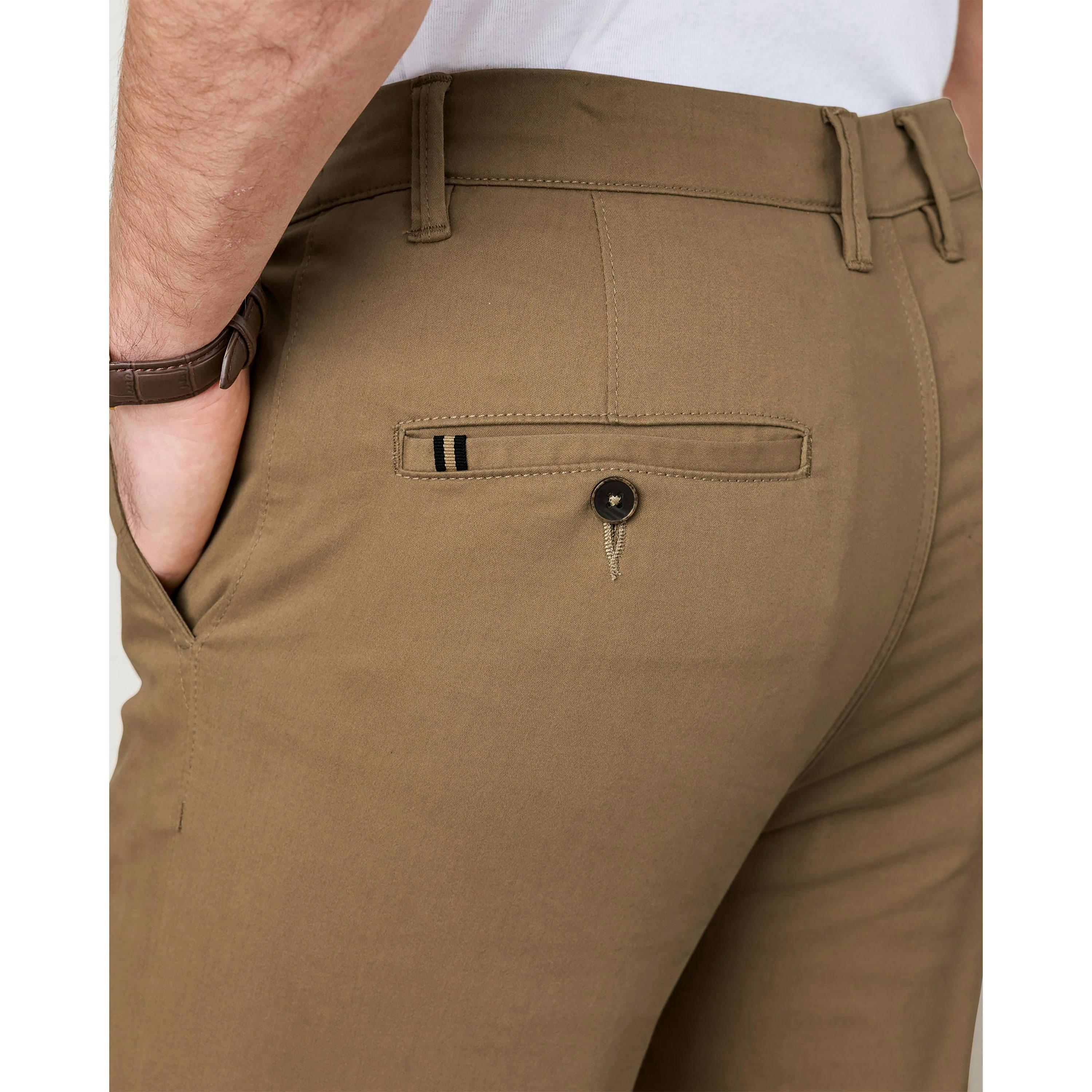 Cotton Traders Signature Stretch Chino Trousers , view 3 of 3