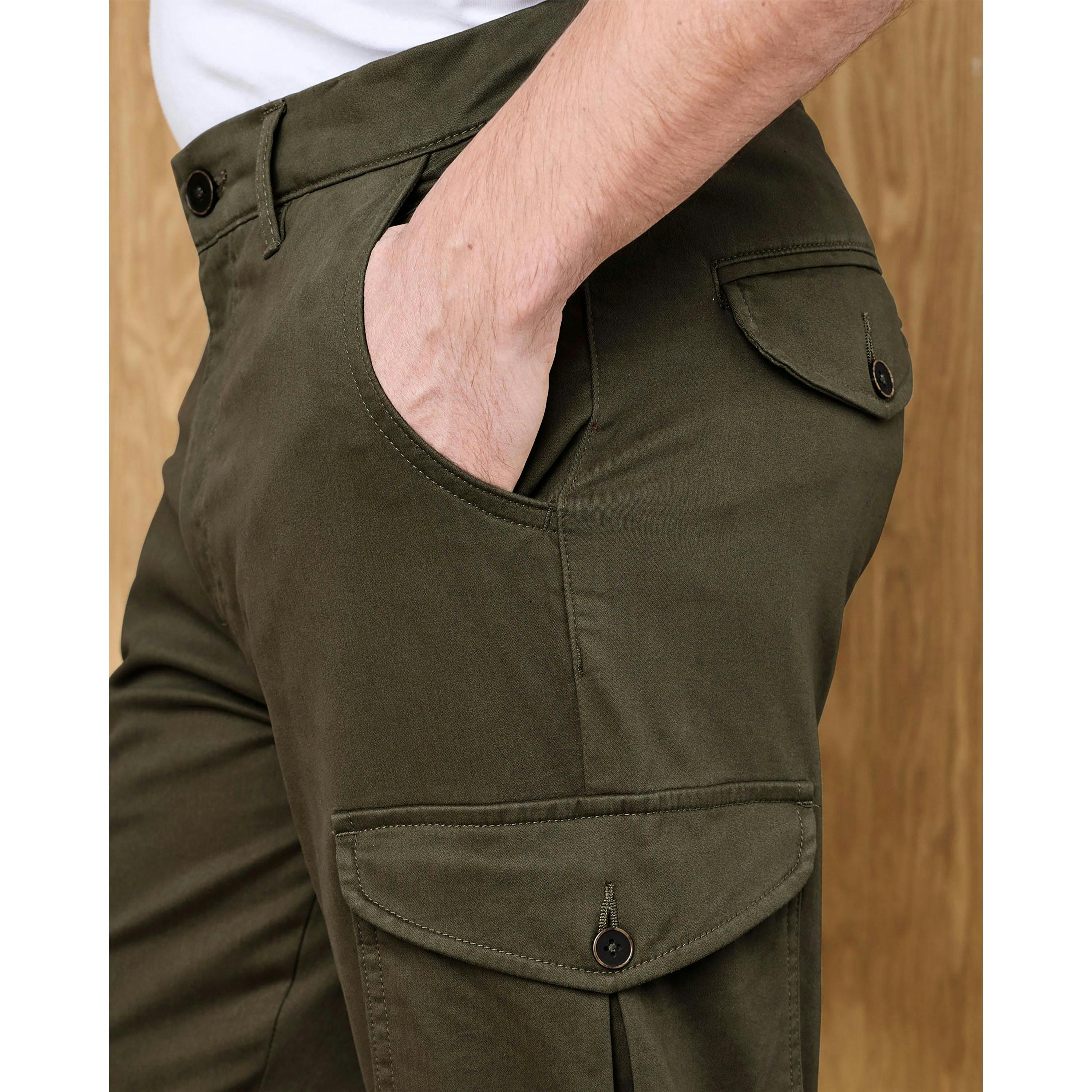 Cotton Traders Signature Stretch Cargo Trousers , view 3 of 3