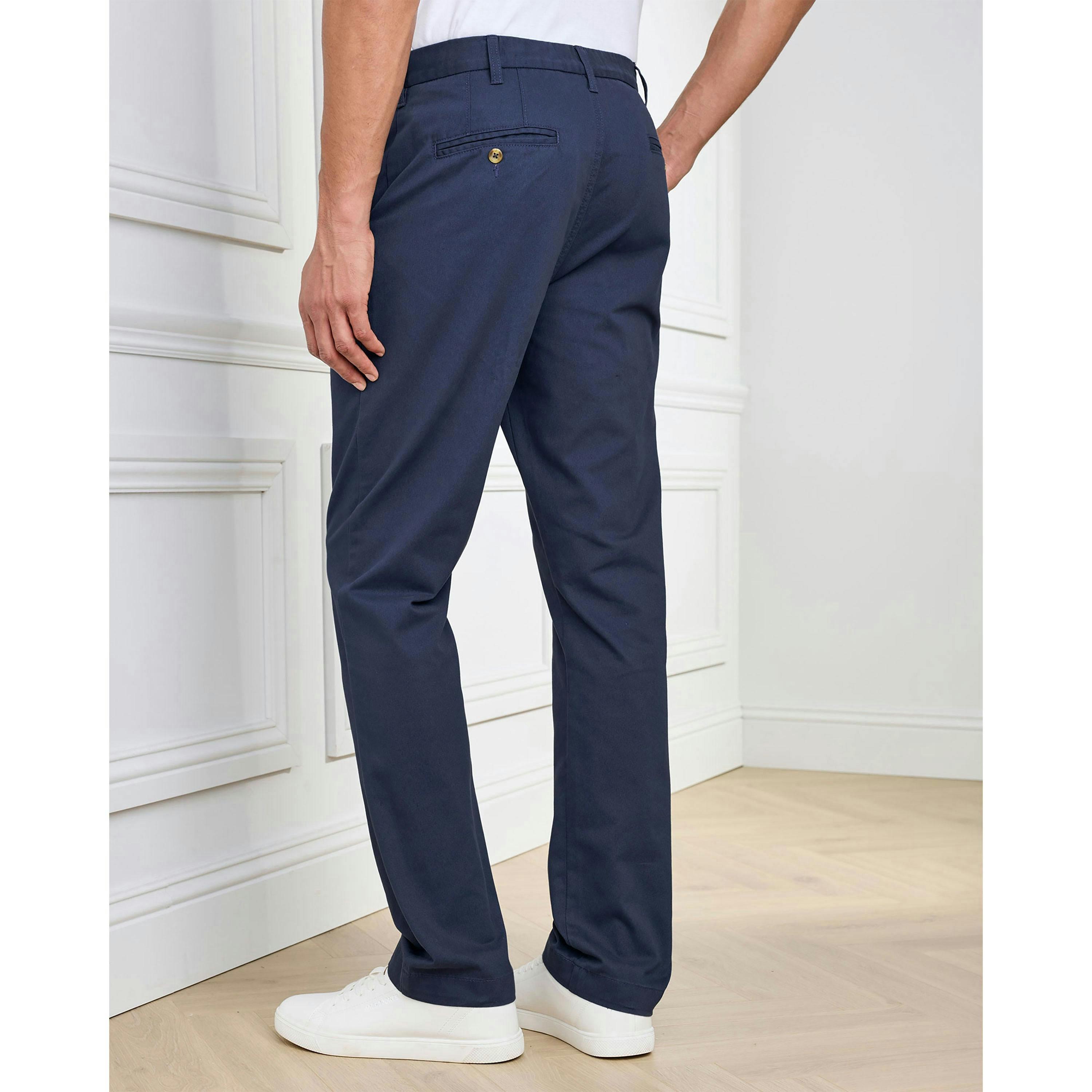 Cotton Traders Easy-wear Flat Front Trousers , view 2 of 4