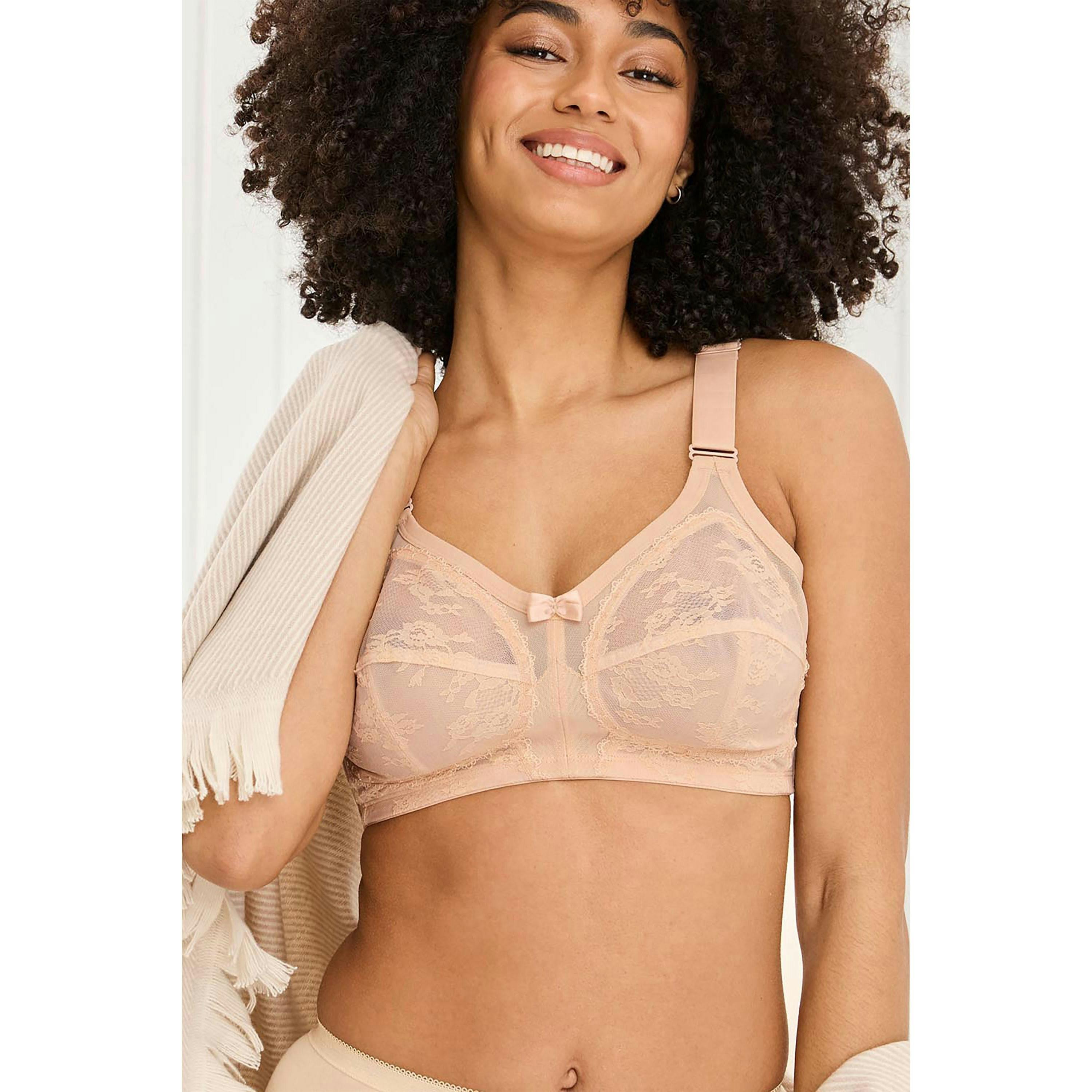 Cotton Traders 2 Pack Dolly Full Cup Non-Wired Bras , view 2 of 4