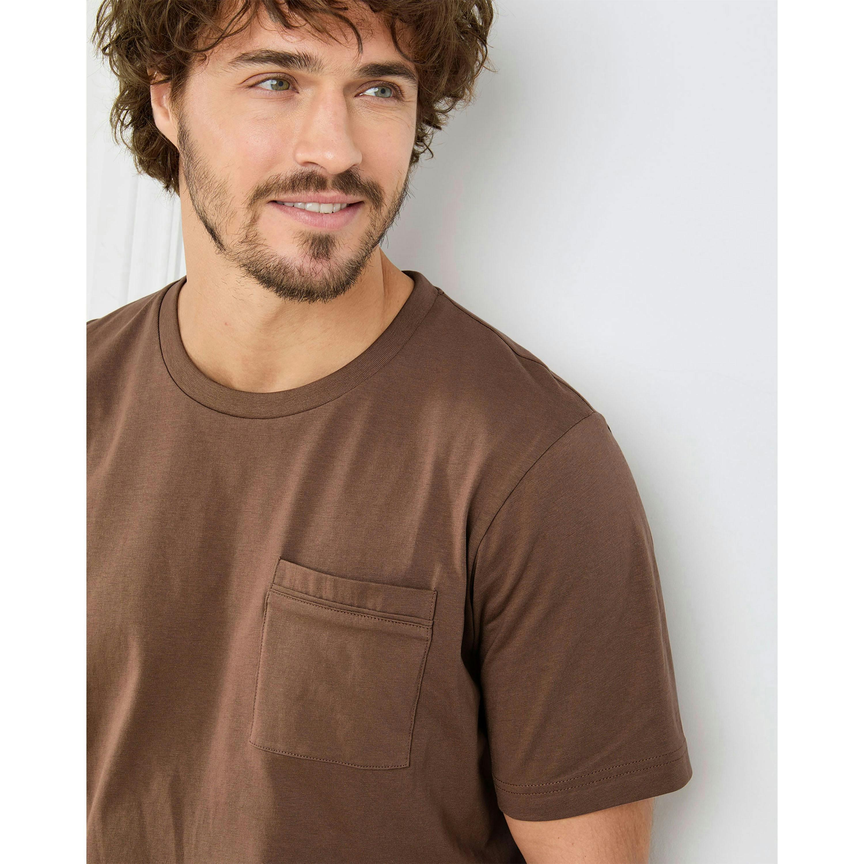 Cotton Traders 2 Pack Short Sleeve Cotton Tops , view 3 of 4