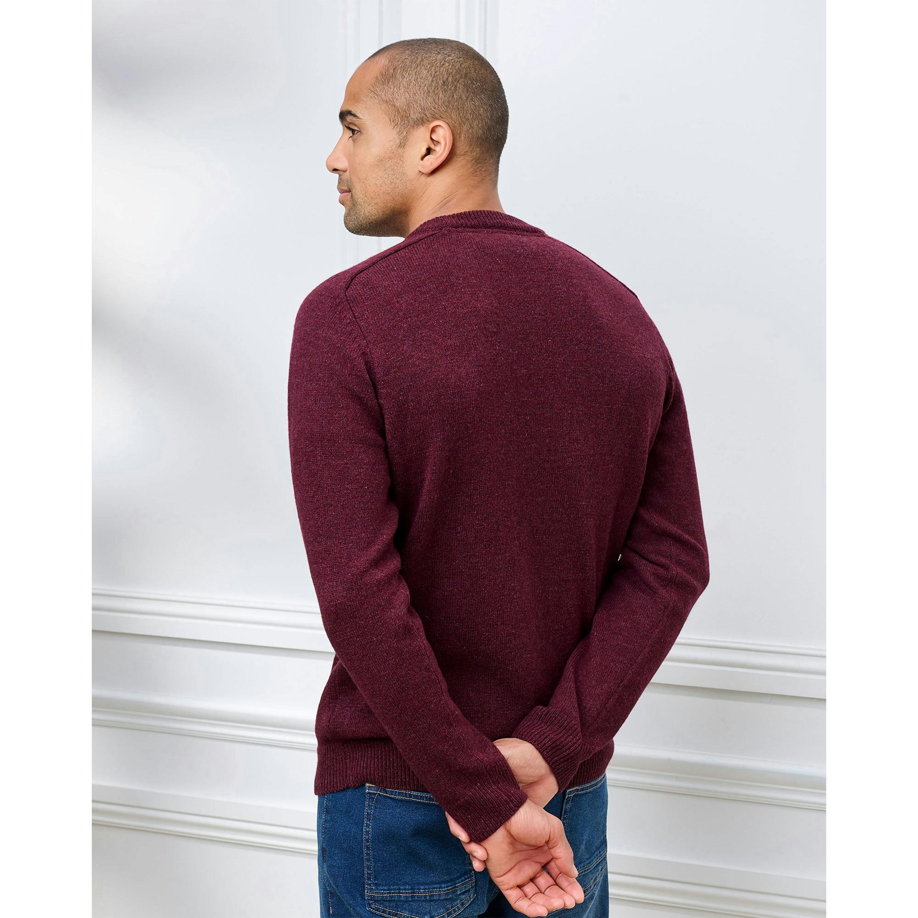Cotton Traders Lambswool Rich Crew Neck Jumper , view 2 of 3