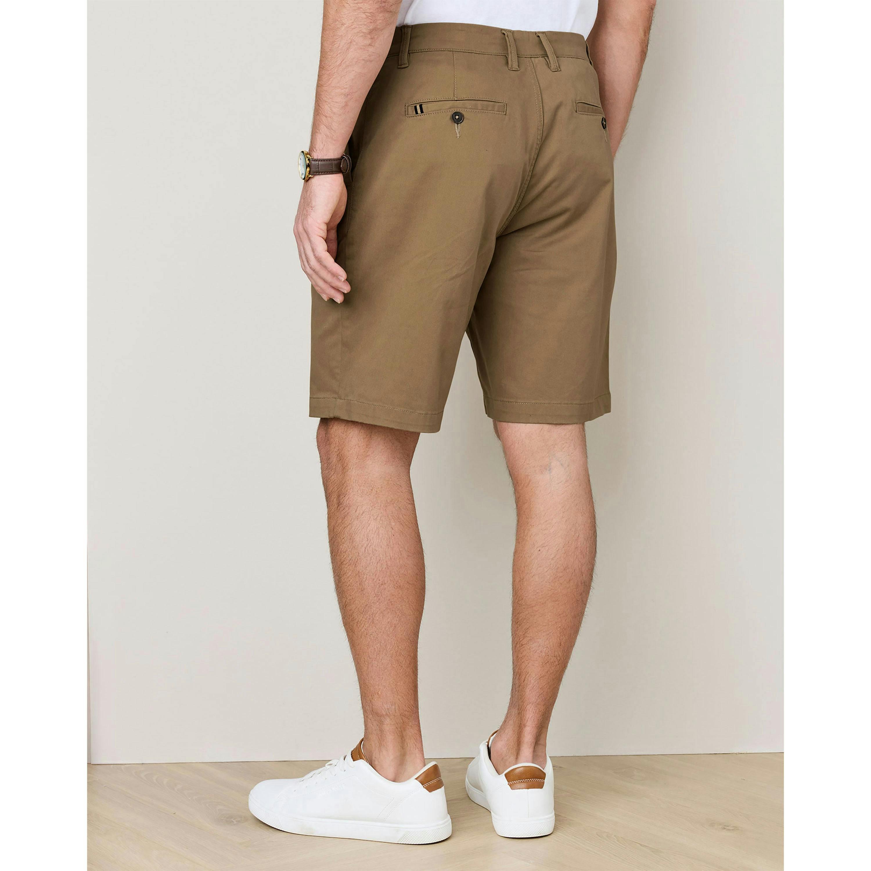 Cotton Traders Signature Stretch Chino Shorts , view 2 of 3
