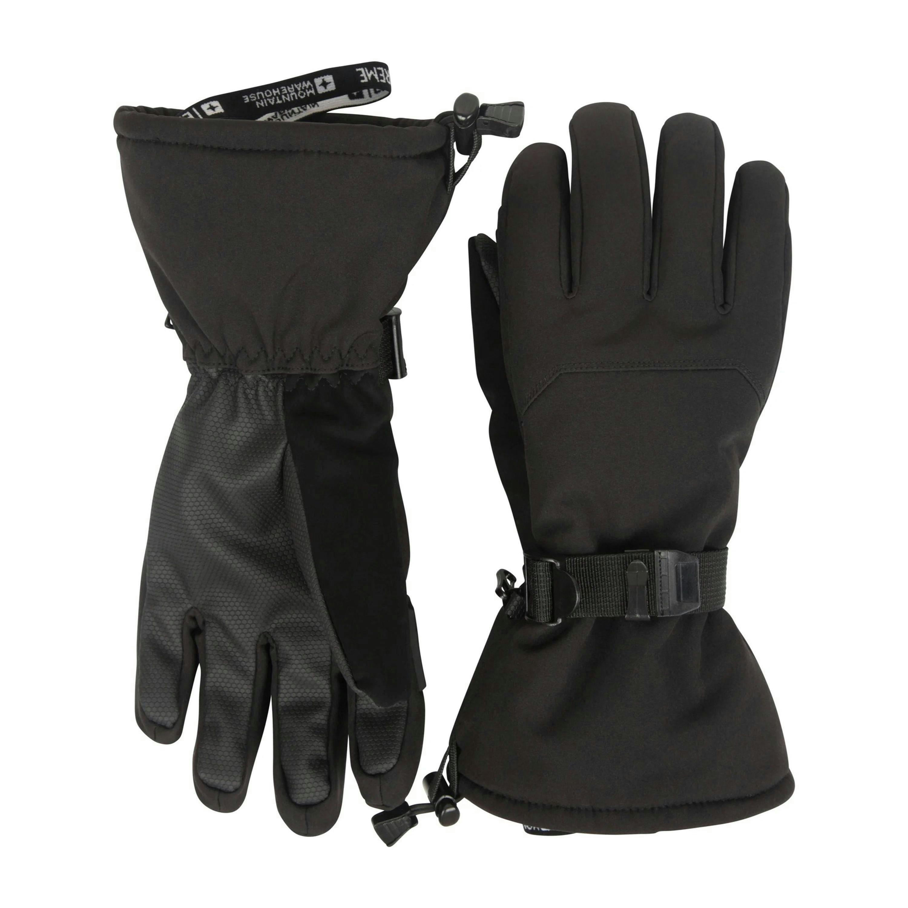 Mountain Warehouse Mens Extreme Waterproof Softshell Ski Gloves , view 5 of 5