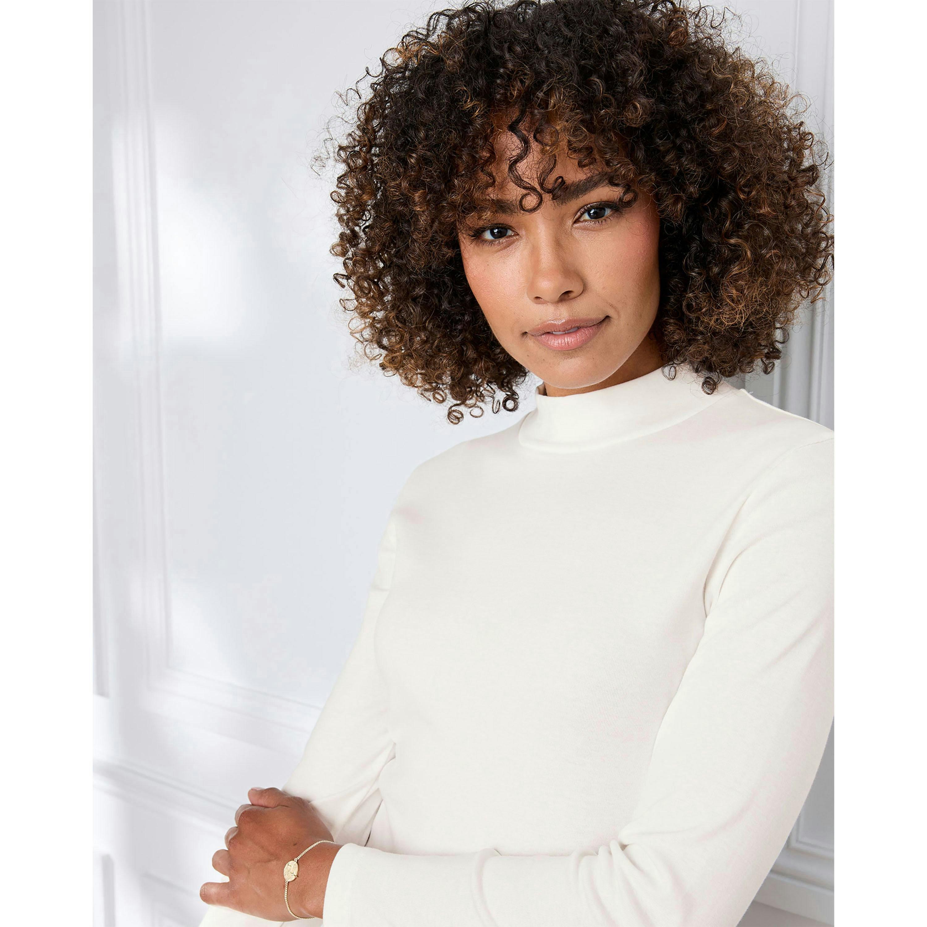 Cotton Traders Wrinkle Free Long Sleeve Turtleneck Top , view 4 of 4