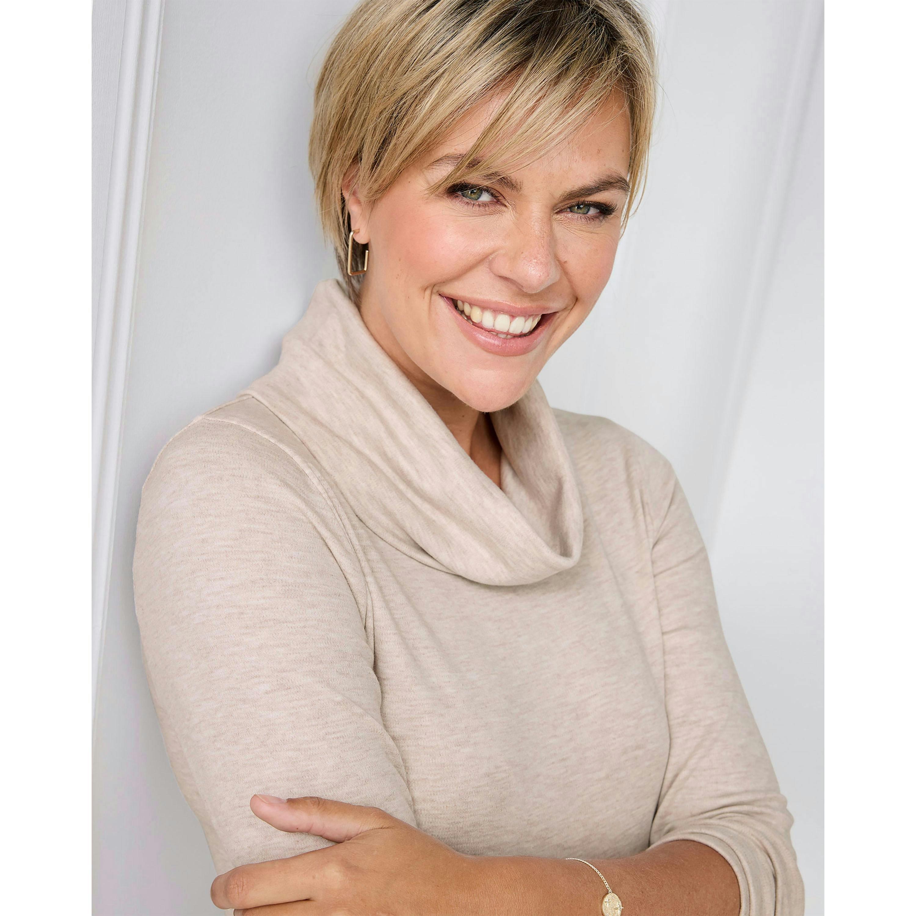 Cotton Traders Cosy Up Long Sleeve Cowl Neck Top , view 4 of 4
