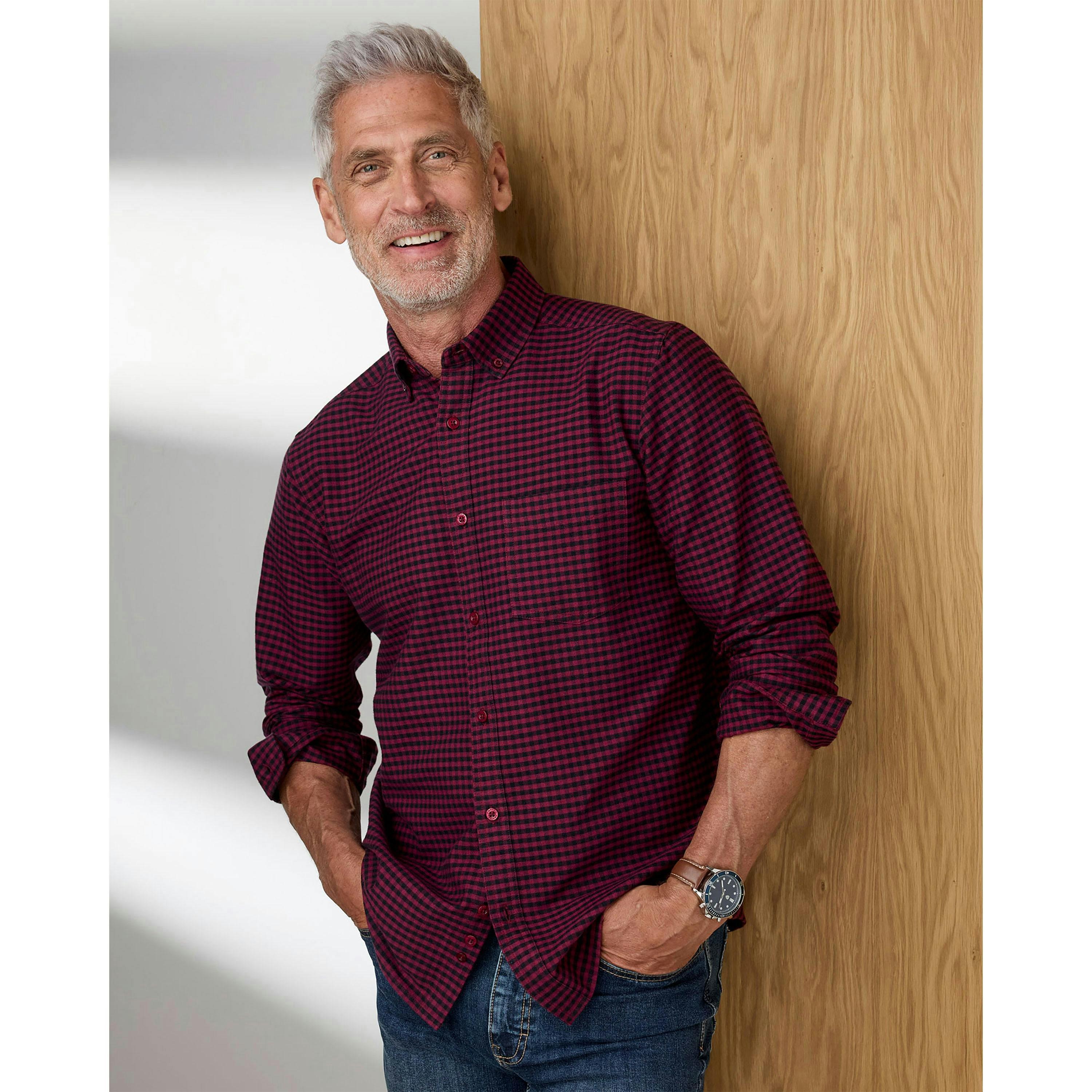 Cotton Traders Signature Cotton Oxford Check Shirt , view 2 of 4