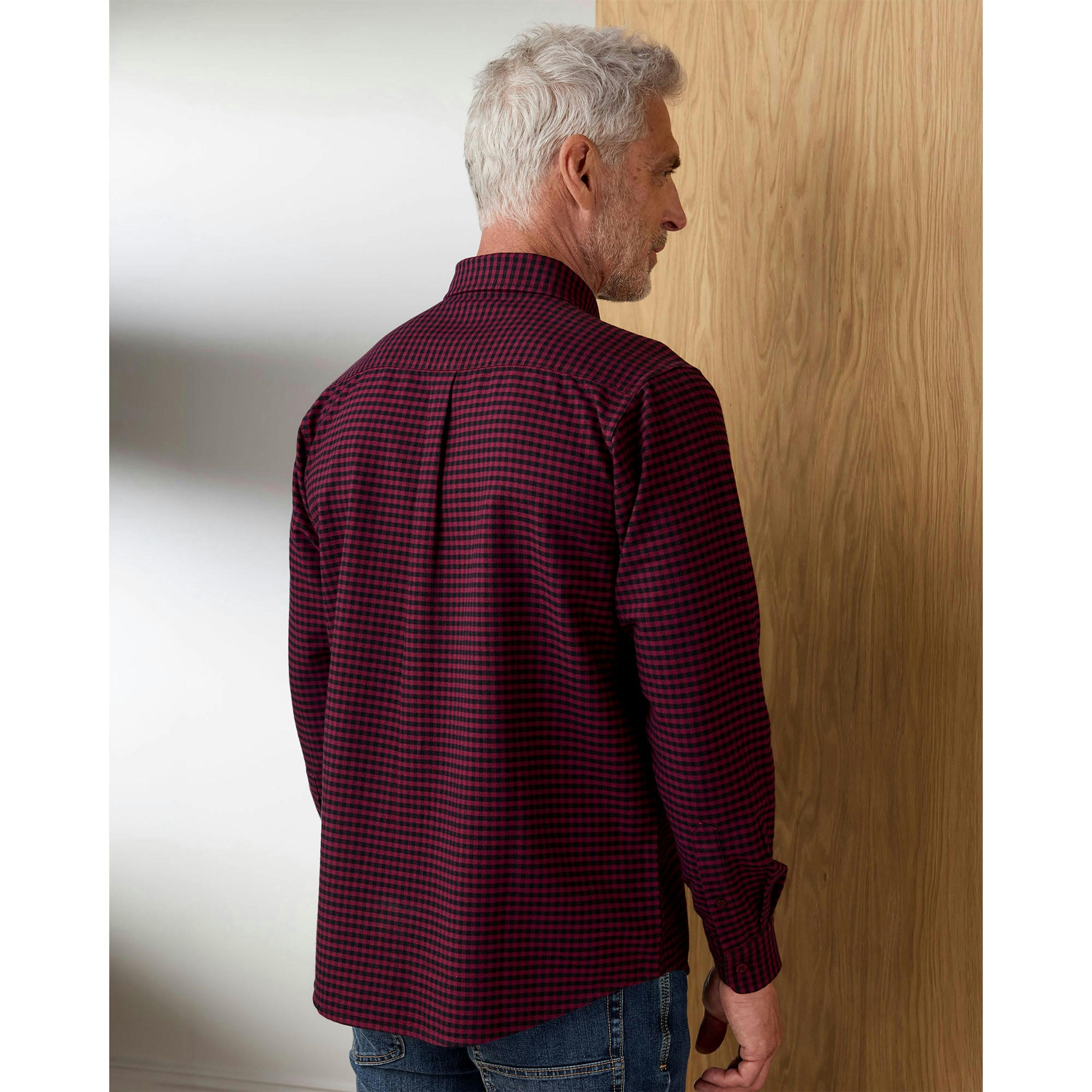 Cotton Traders Signature Cotton Oxford Check Shirt , view 3 of 4