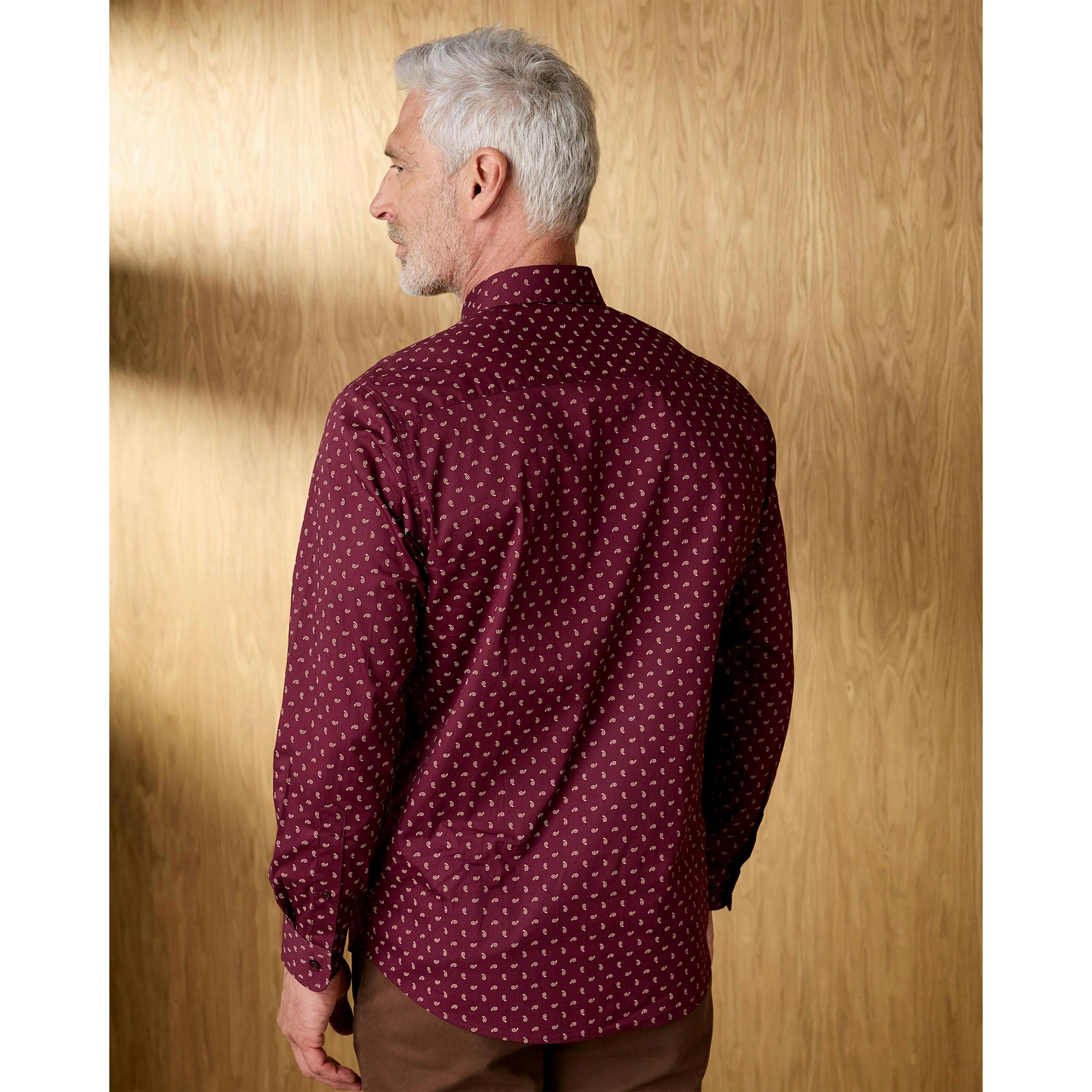 Cotton Traders Signature Poplin Print Shirt , view 3 of 4