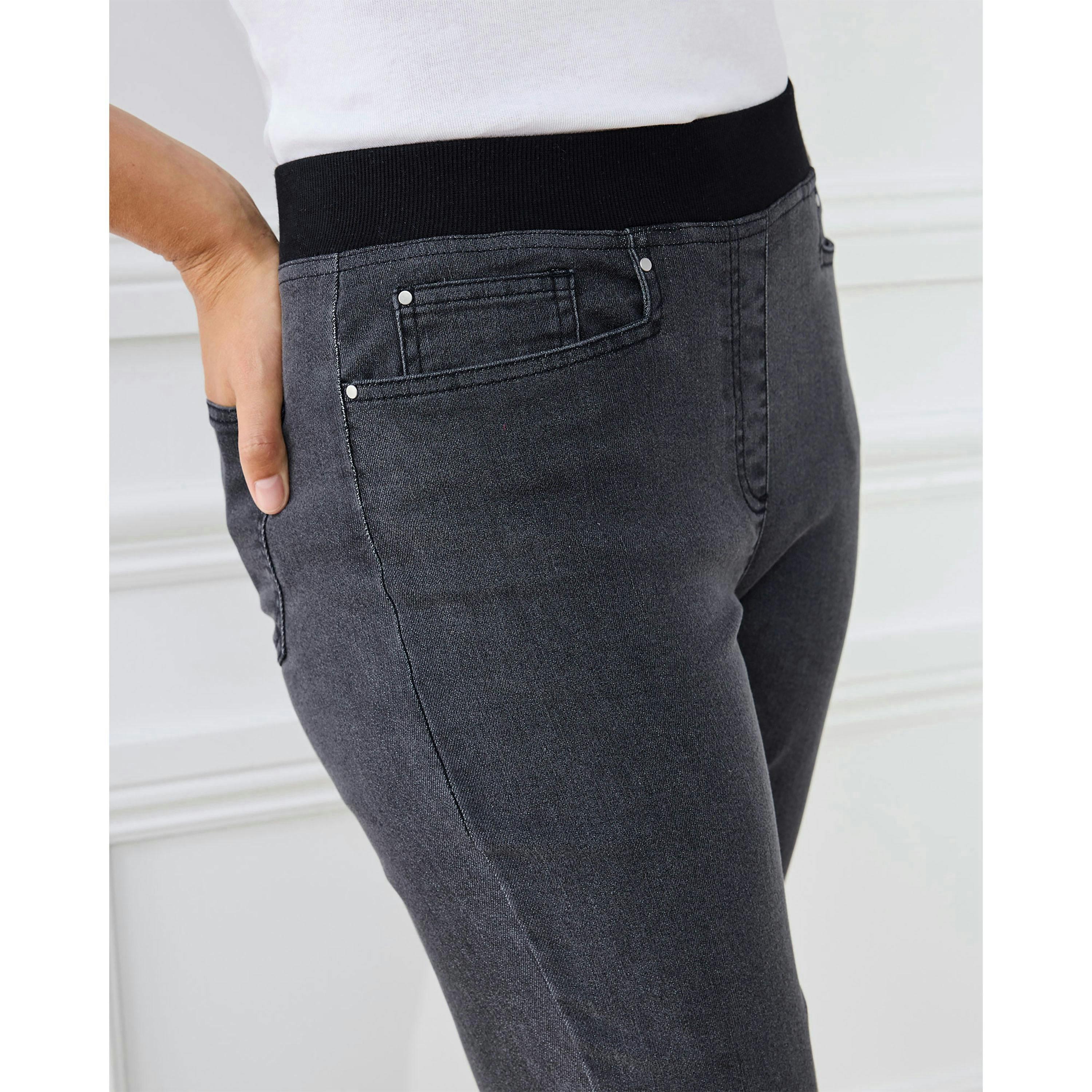 Cotton Traders Premium Pull On Straight Leg Jeans , view 4 of 4