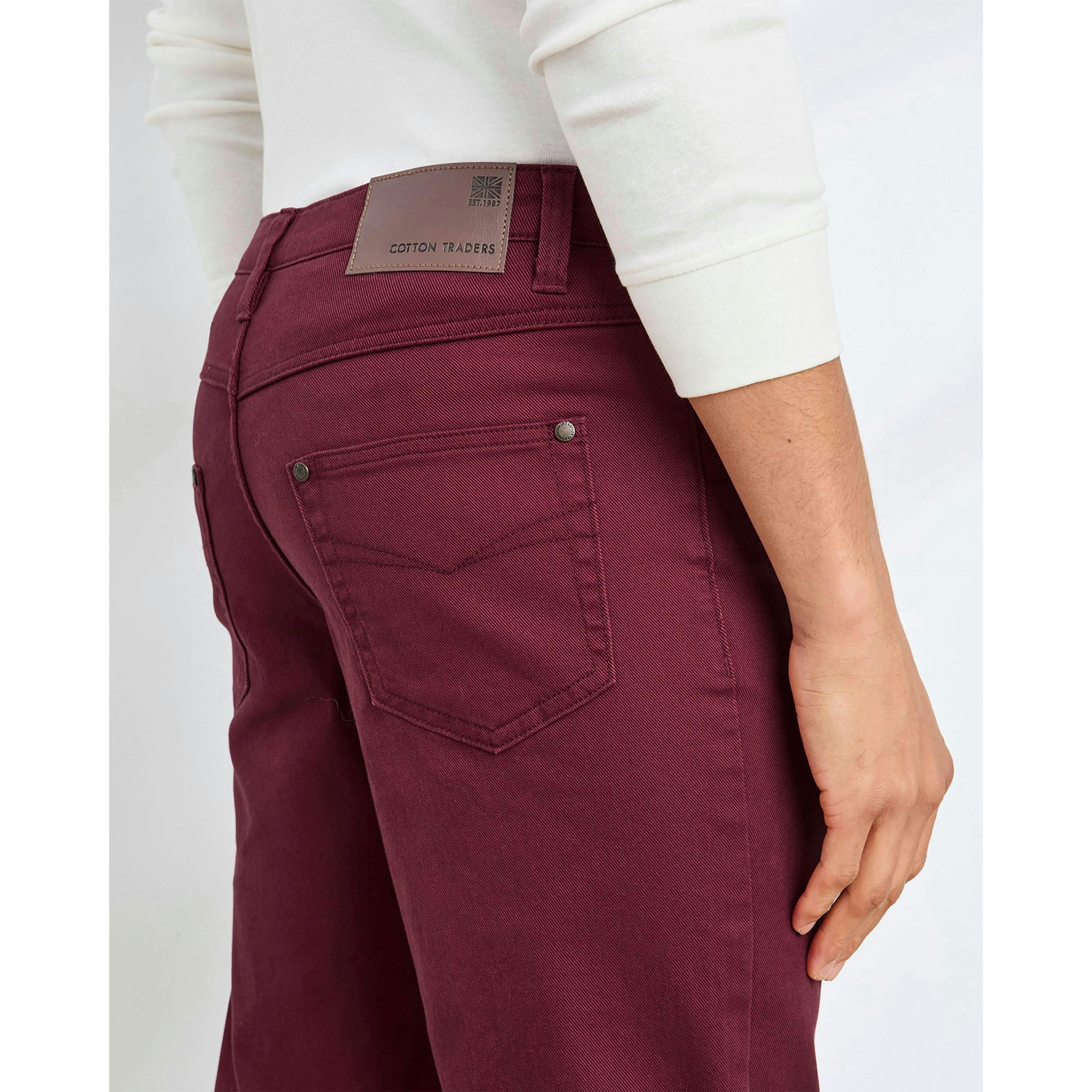 Cotton Traders Mens Coloured Jeans , view 3 of 4