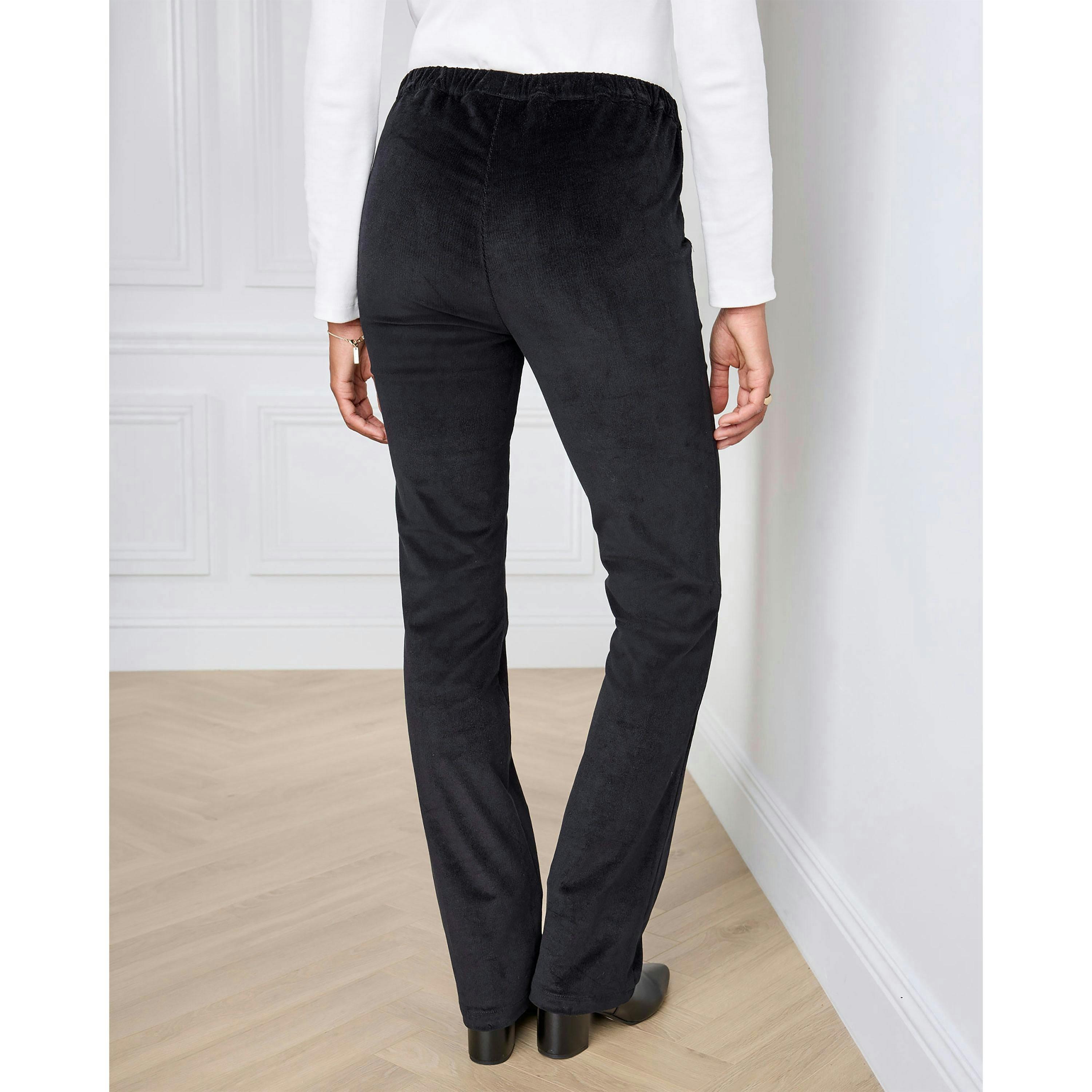 Cotton Traders Straight Leg Pull On Cord Trousers , view 3 of 4