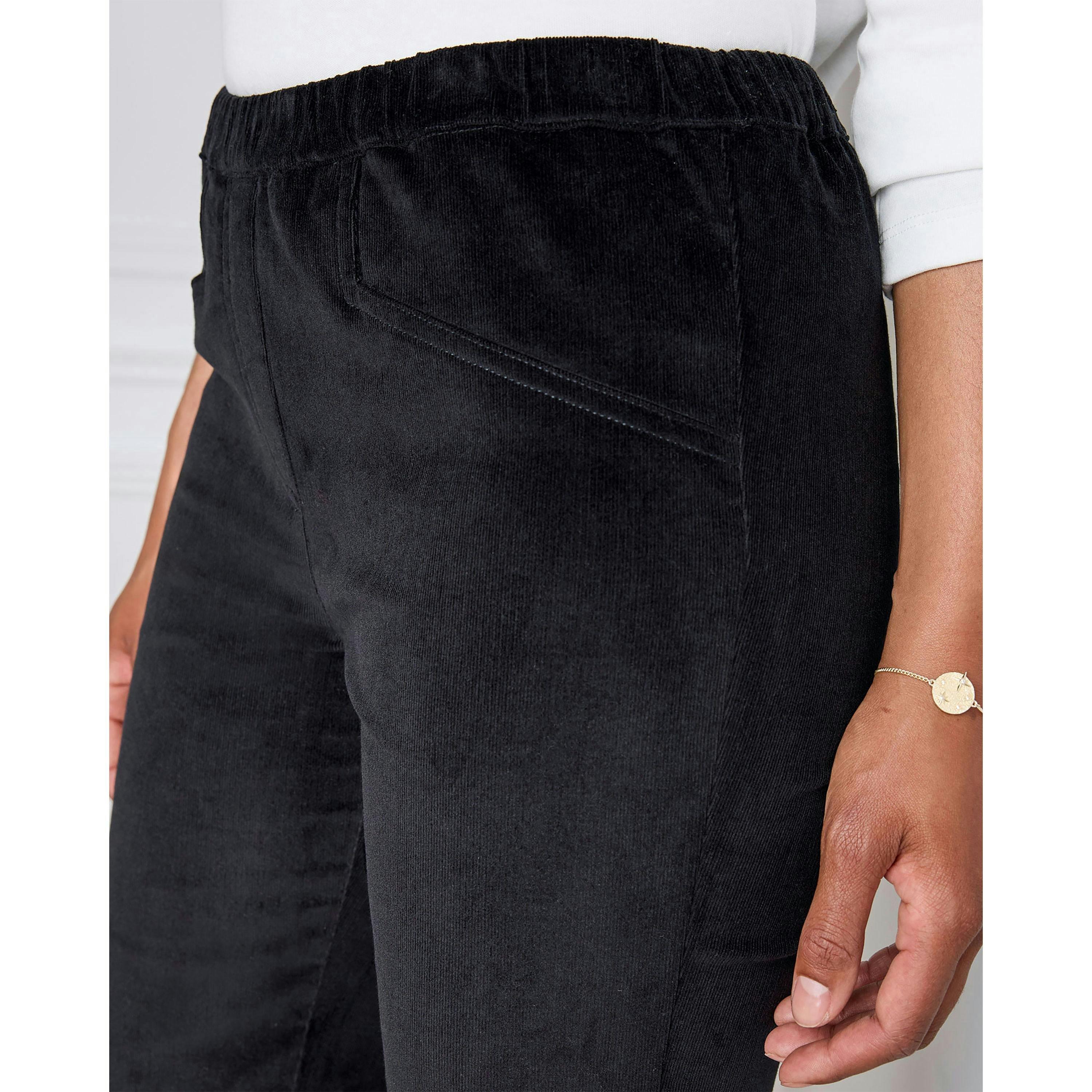 Cotton Traders Straight Leg Pull On Cord Trousers , view 4 of 4