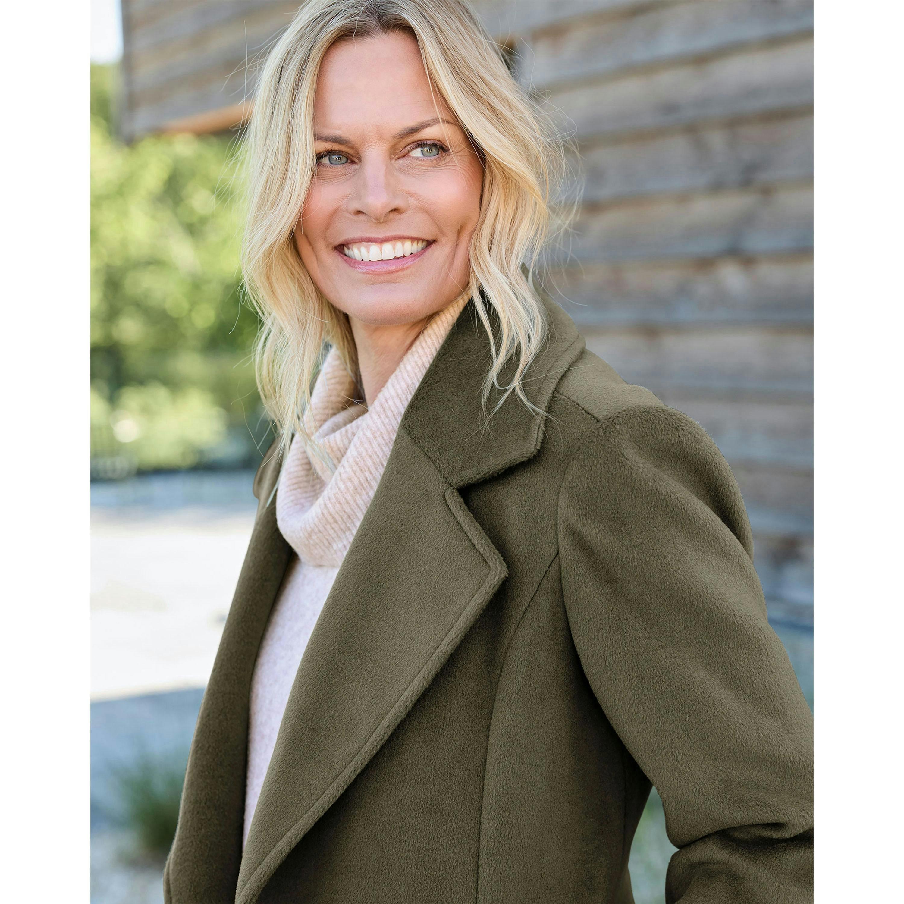 Cotton Traders Wool Look Pea Coat , view 4 of 4