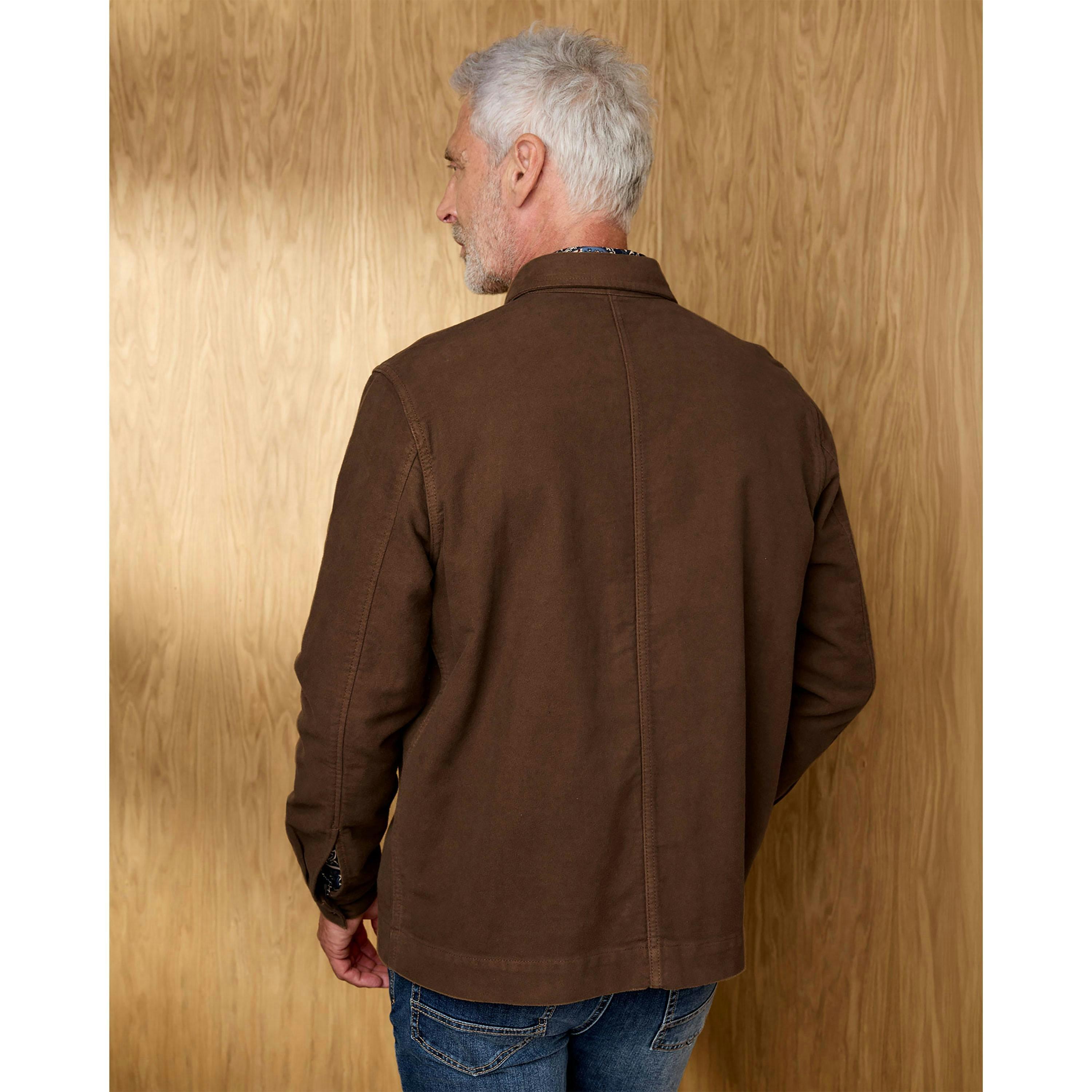 Cotton Traders Signature Moleskin Shacket , view 3 of 4