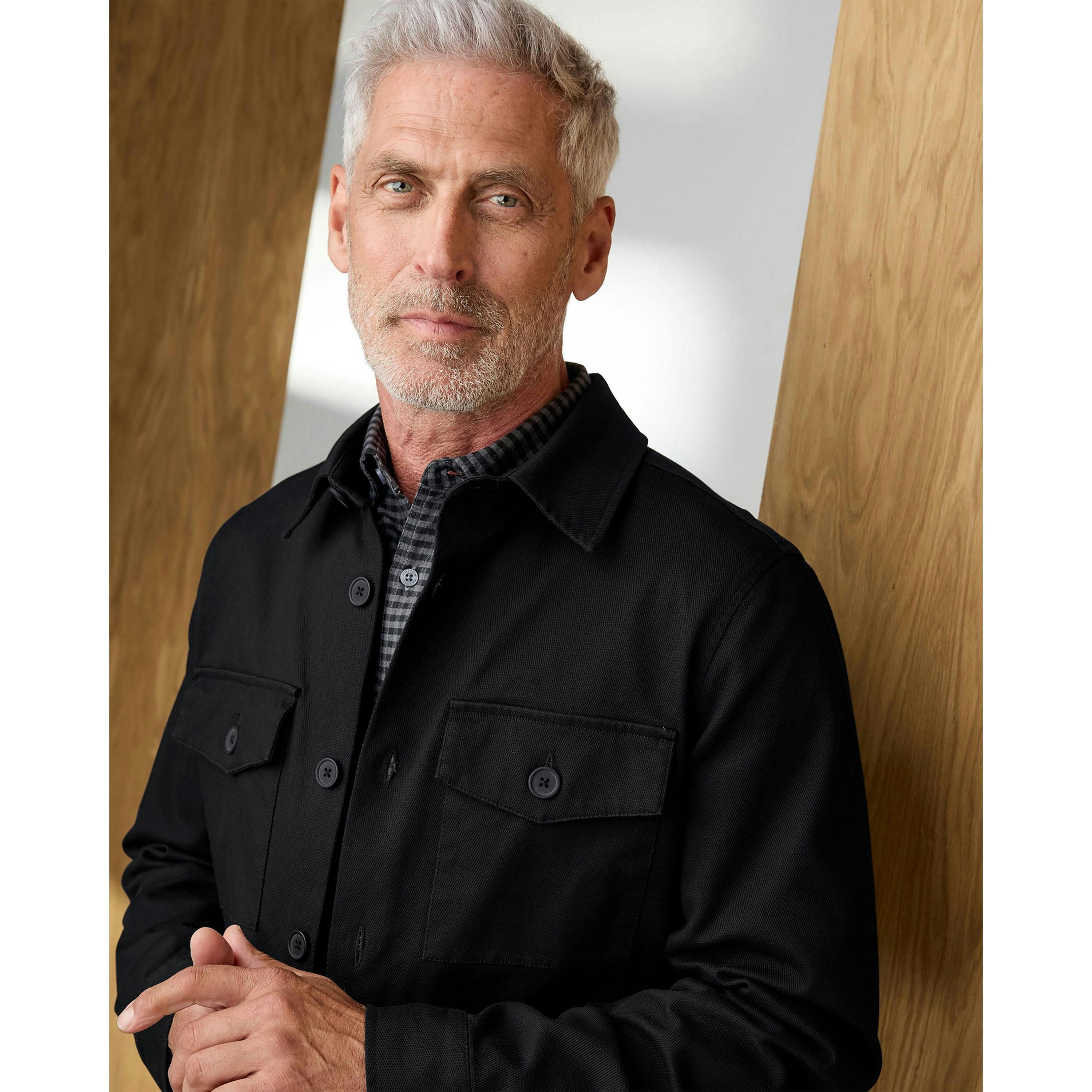 Cotton Traders Signature Twill Shacket , view 4 of 4