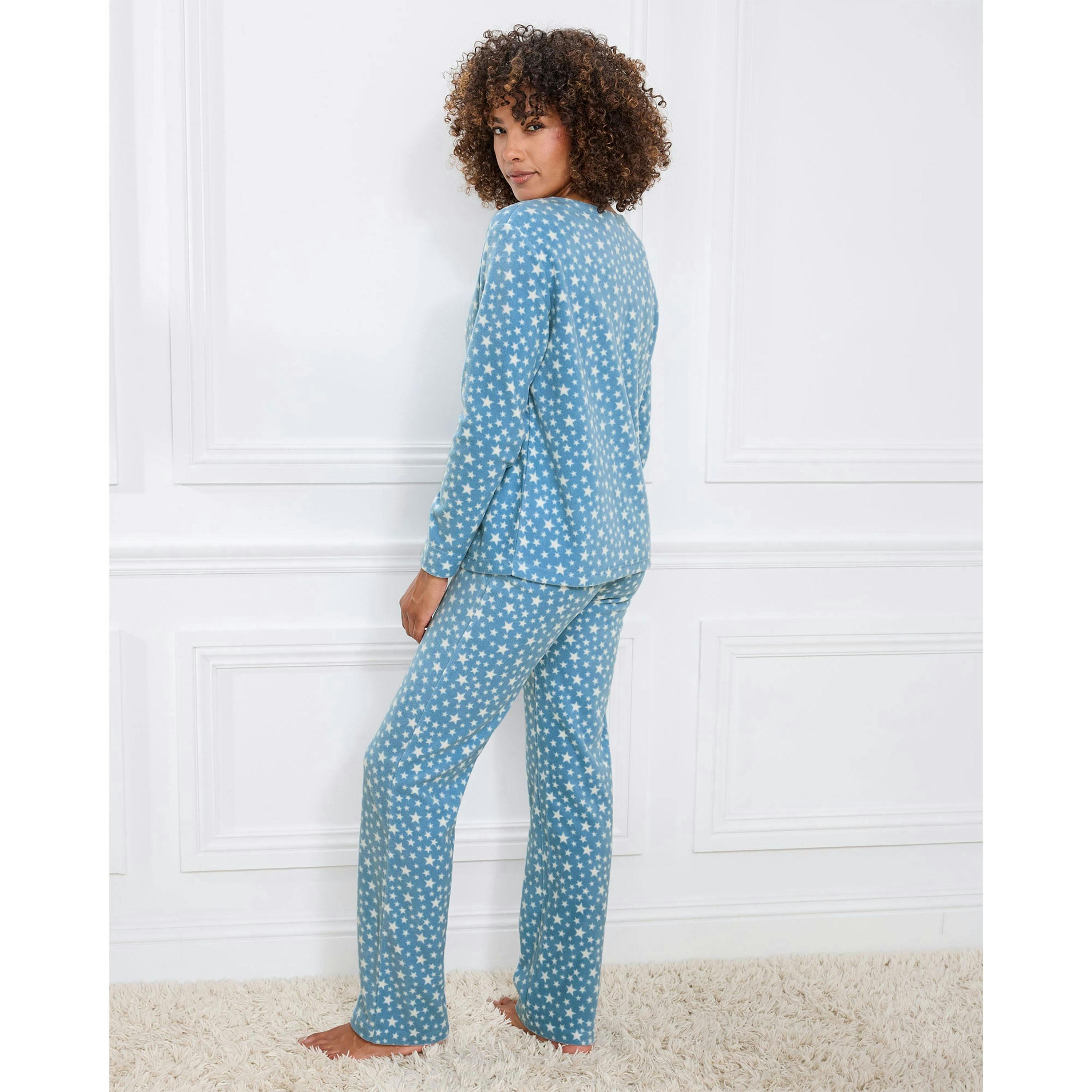 Cotton Traders Fleece Pyjama Set , view 3 of 4
