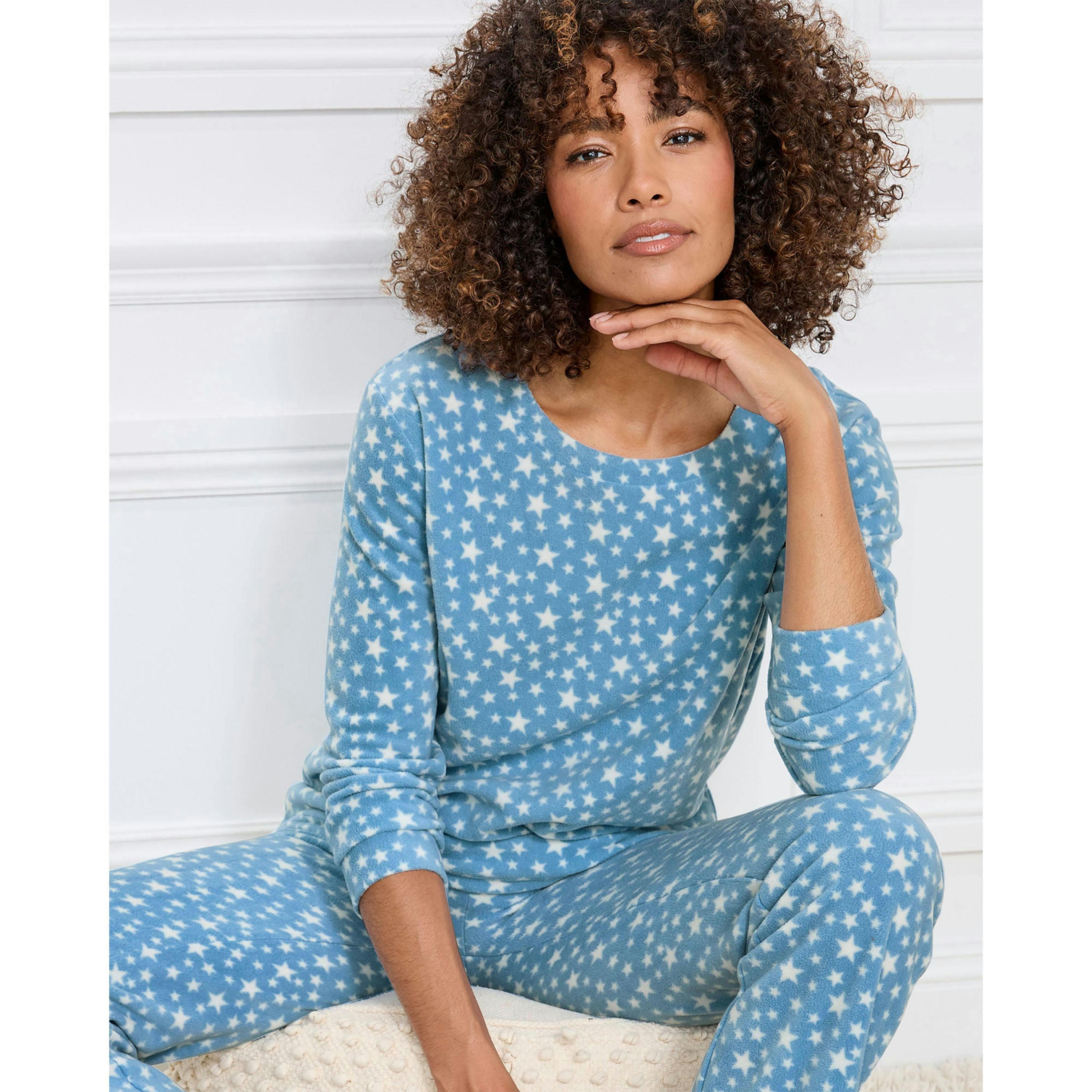 Cotton Traders Fleece Pyjama Set , view 4 of 4