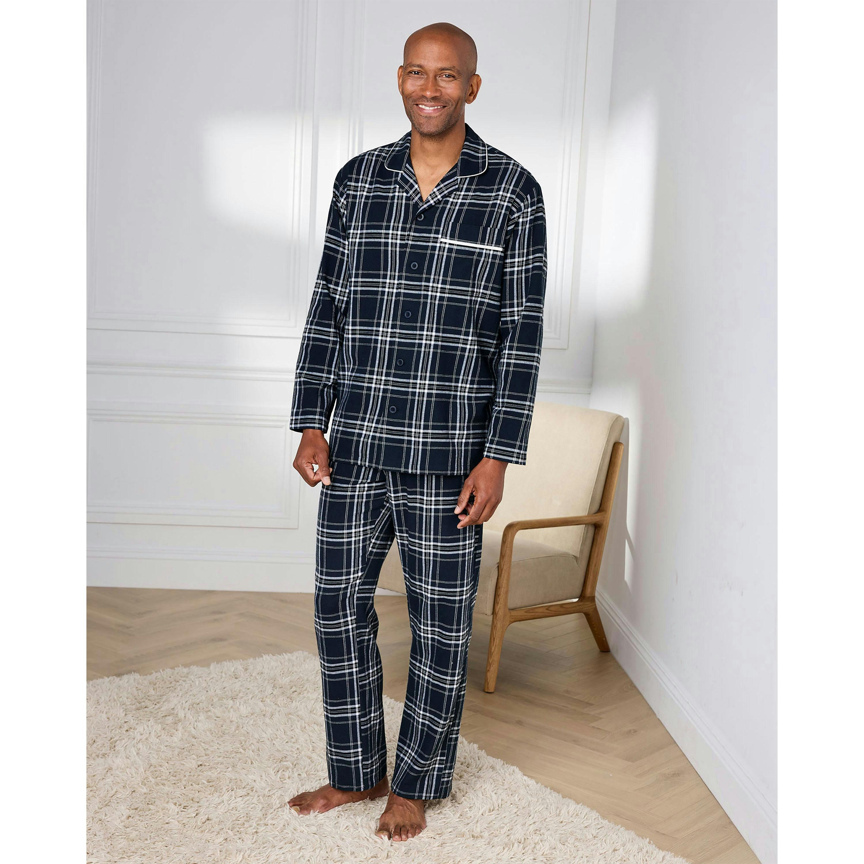 Cotton Traders Brushed Cotton Long Sleeve PJ Set , view 2 of 4