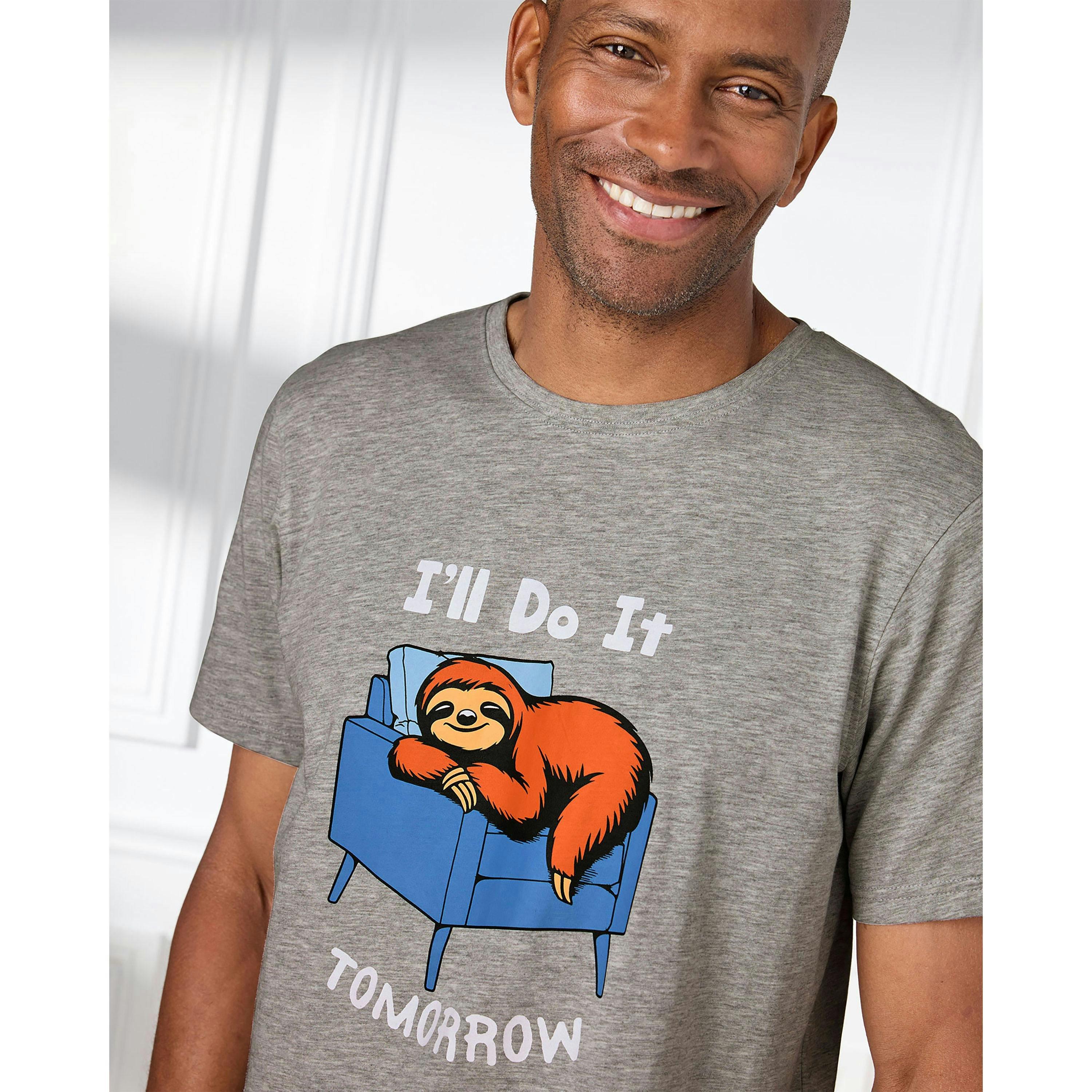 Cotton Traders Printed Lounge T-Shirt , view 4 of 4