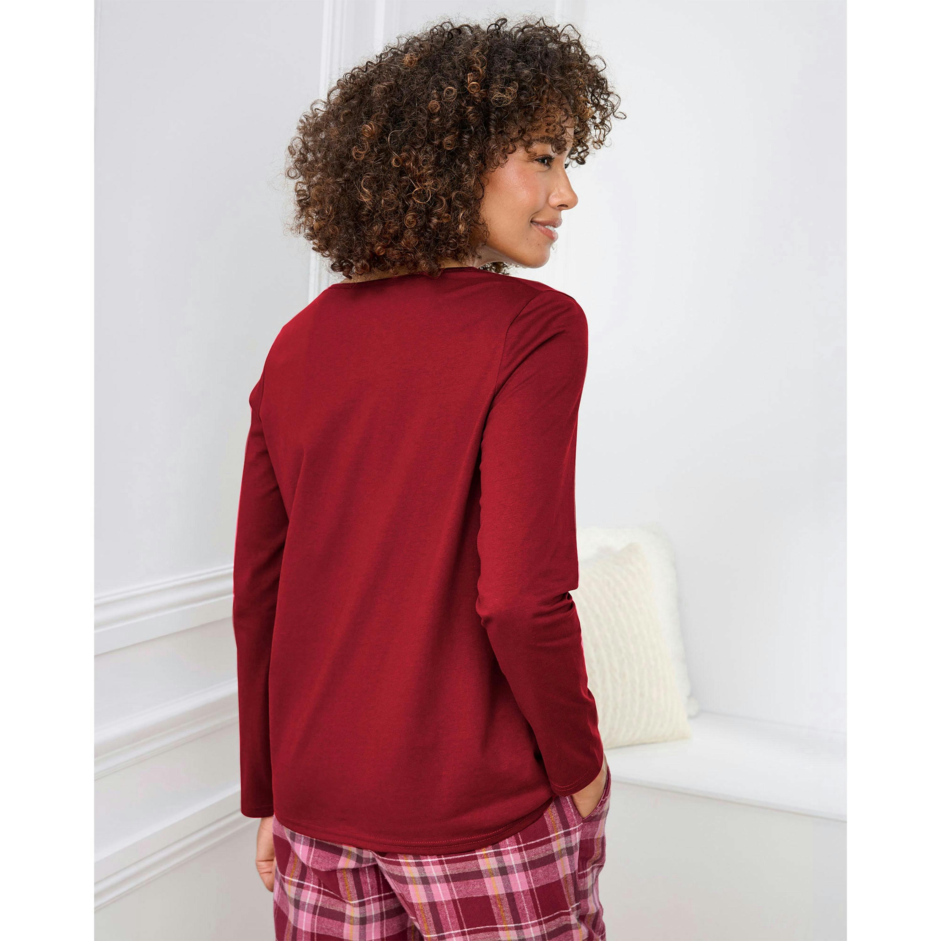 Cotton Traders 2 Pack Cotton Lace Trim Tops , view 3 of 4