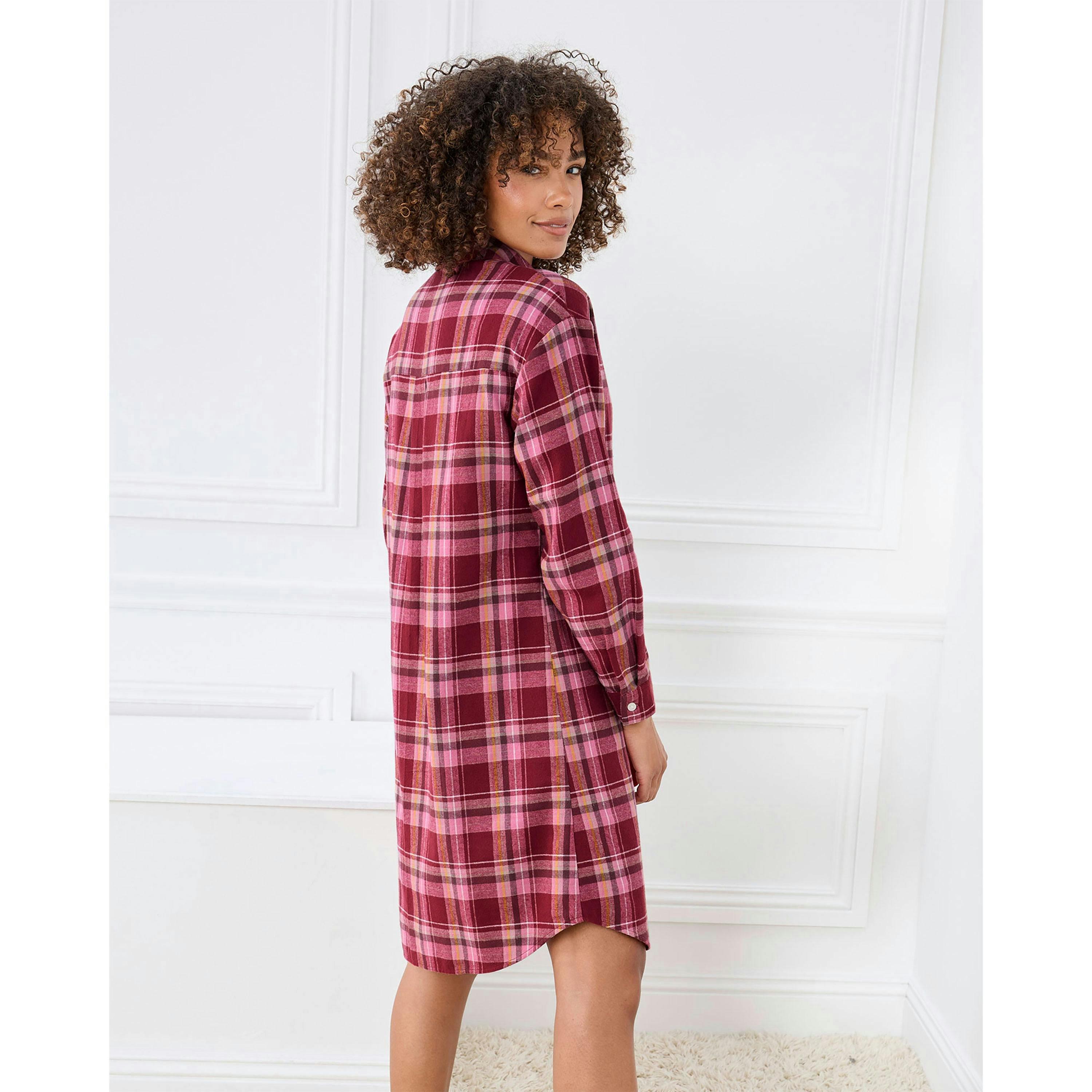 Cotton Traders Brushed Cotton Nightshirt , view 3 of 4