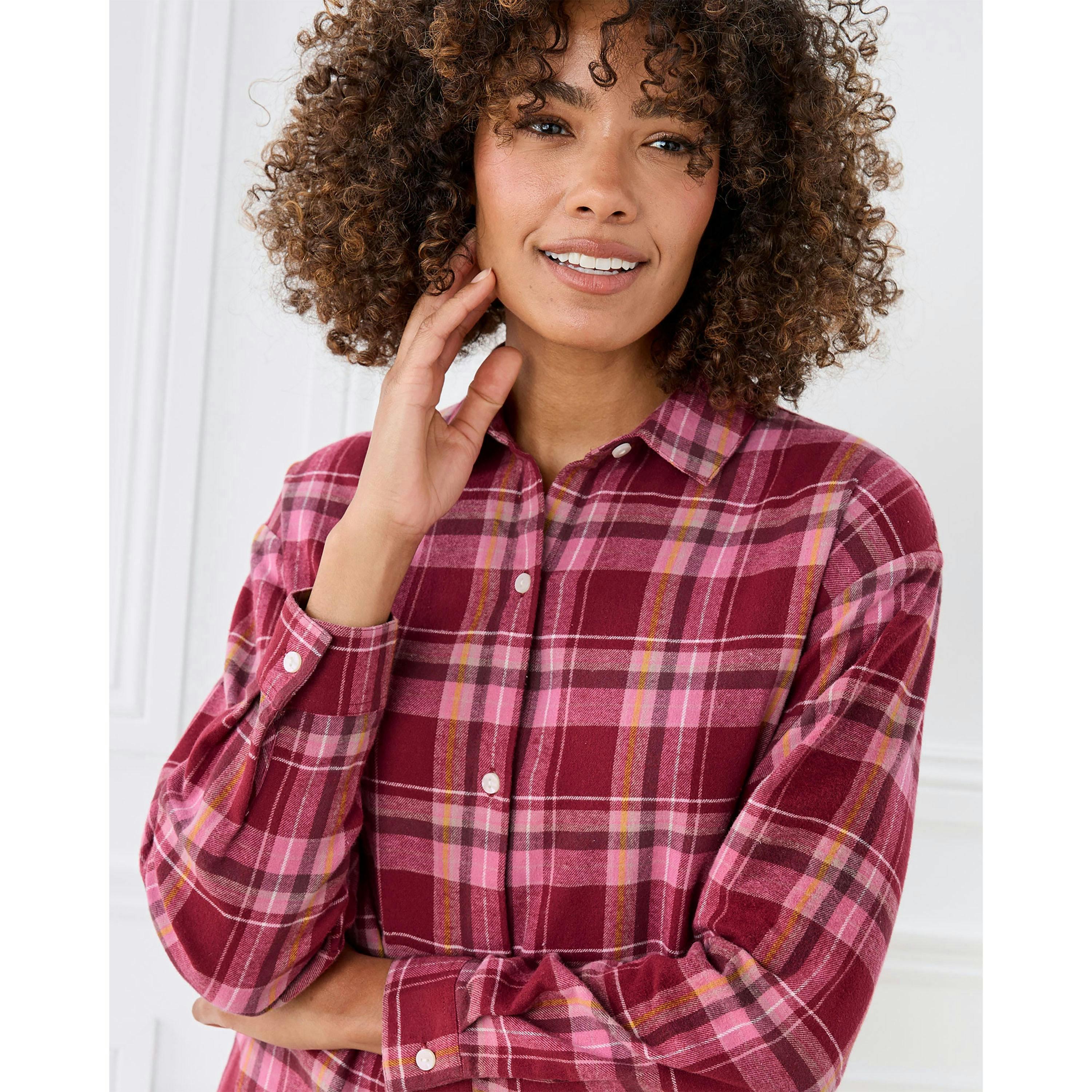 Cotton Traders Brushed Cotton Nightshirt , view 4 of 4