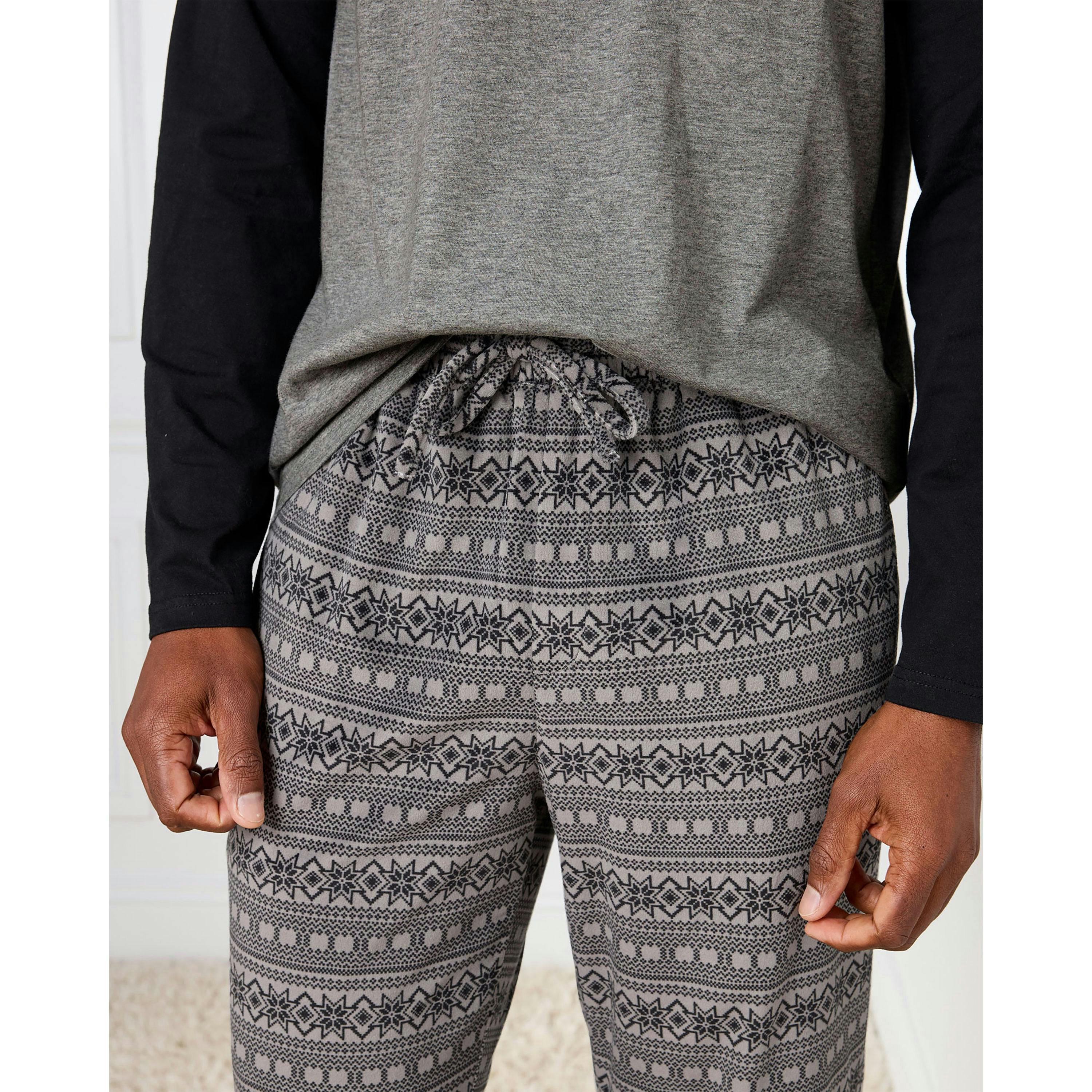 Cotton Traders Crew Neck Raglan Sleeve PJ Set , view 4 of 4