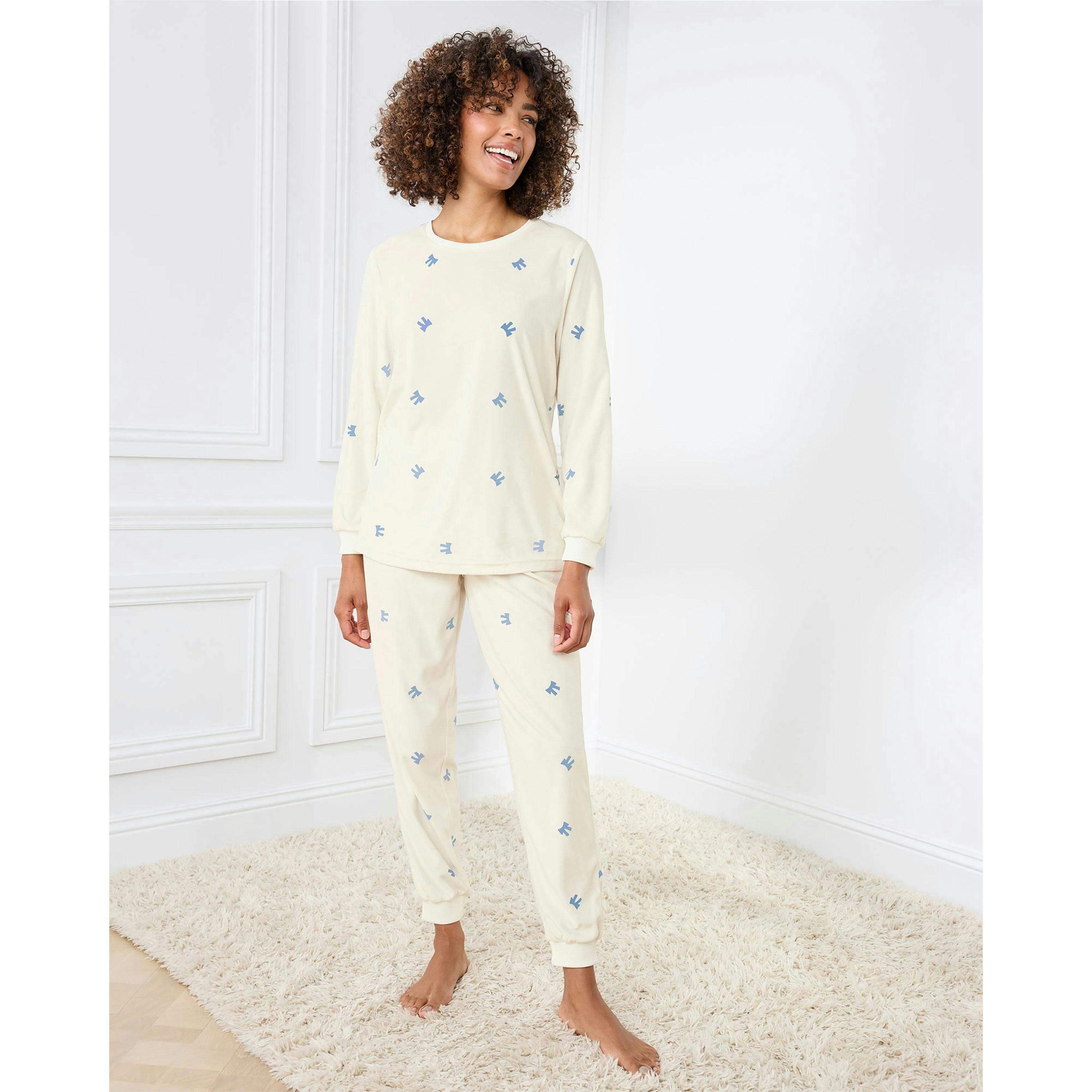 Cotton Traders Supersoft Fleece PJ Set , view 2 of 4