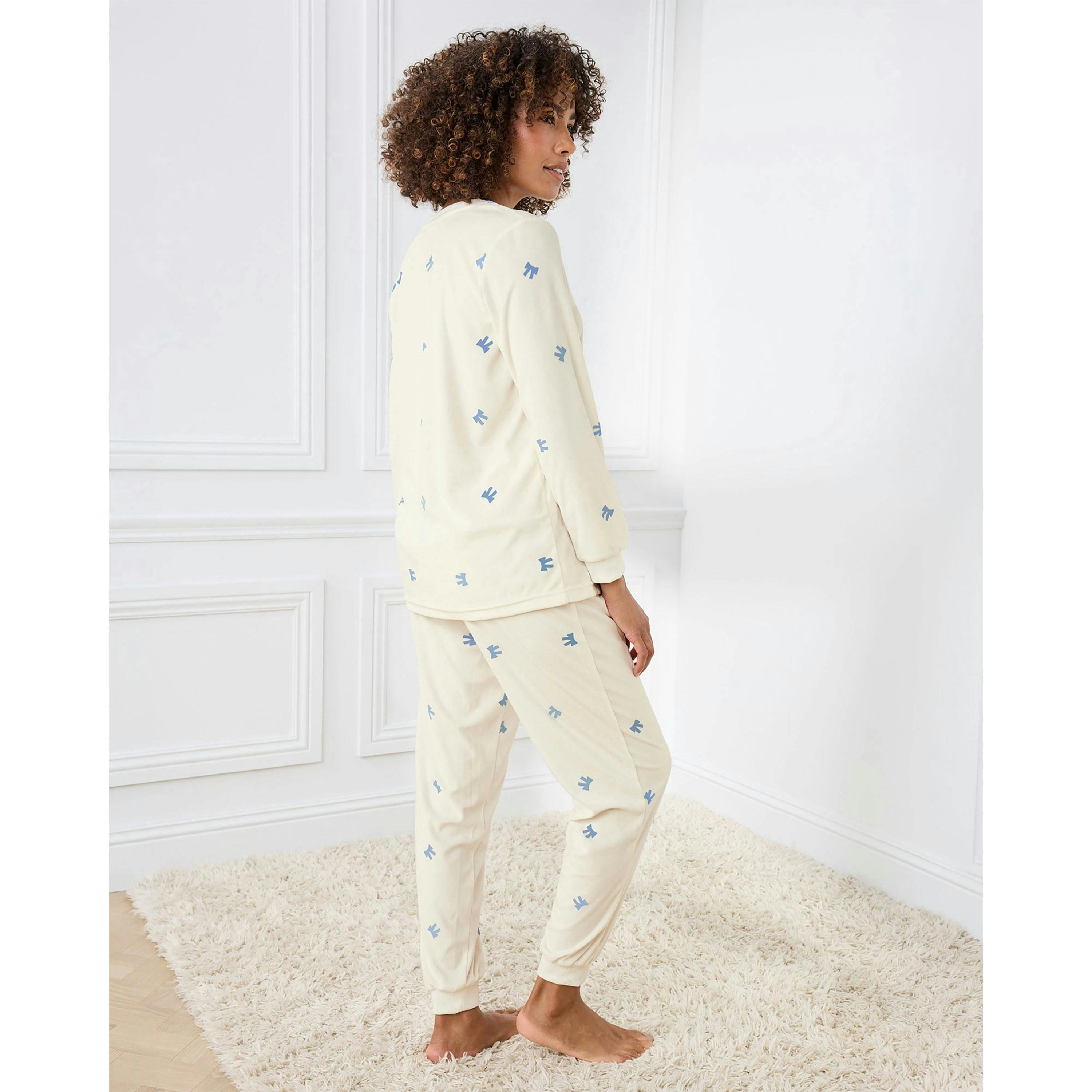 Cotton Traders Supersoft Fleece PJ Set , view 3 of 4