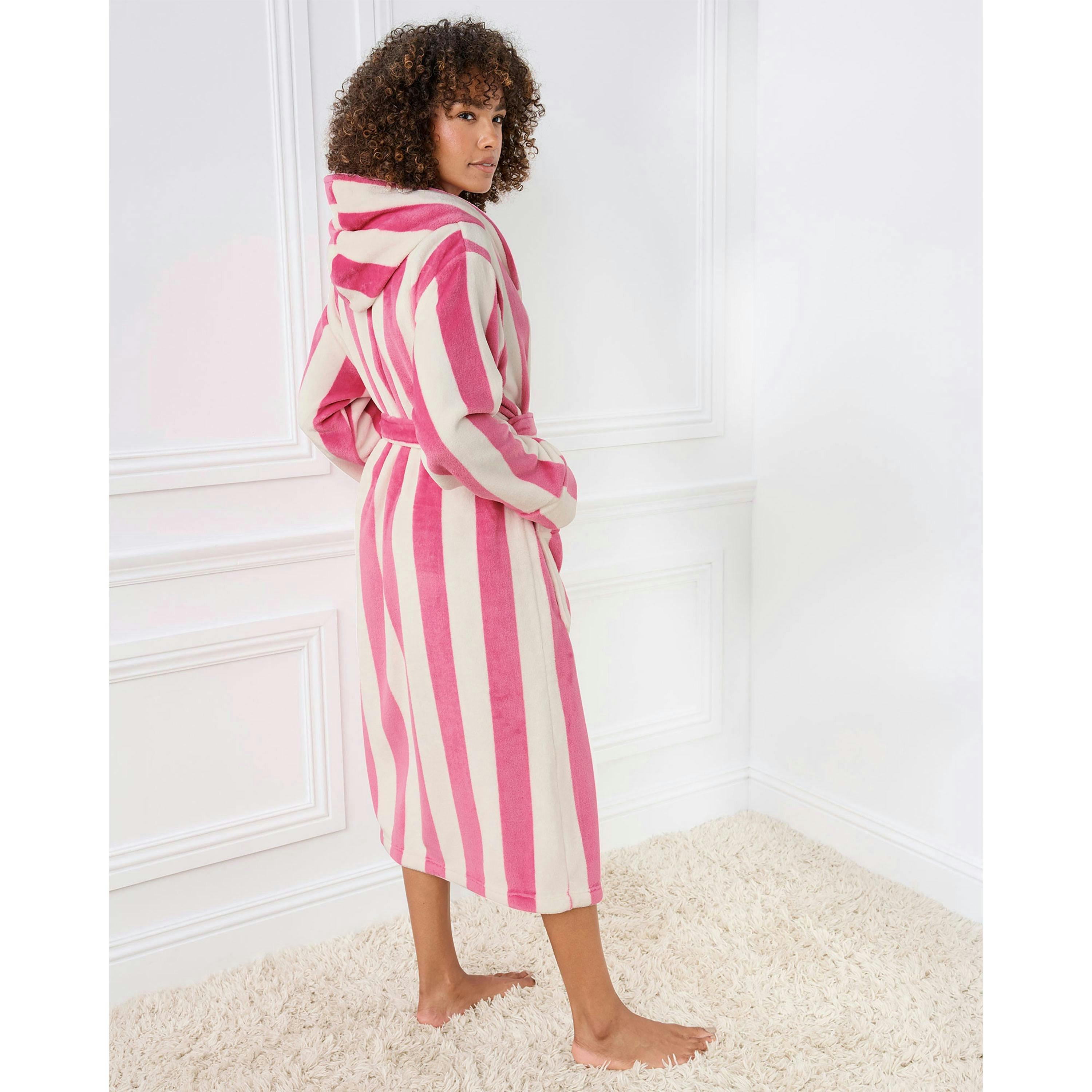 Cotton Traders Cosy Fleece Dressing Gown , view 3 of 4