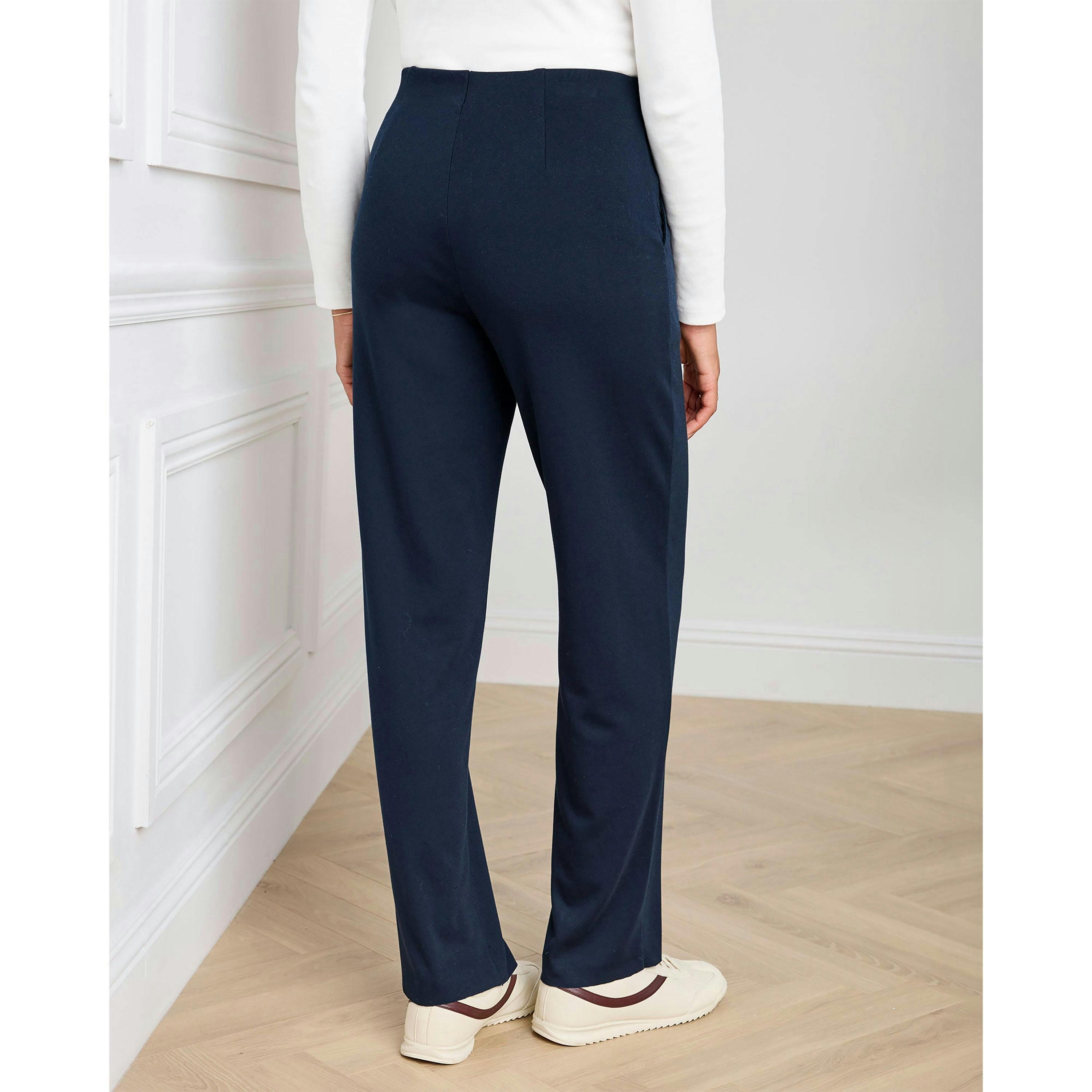 Cotton Traders Pull On Jersey Trousers , view 3 of 4