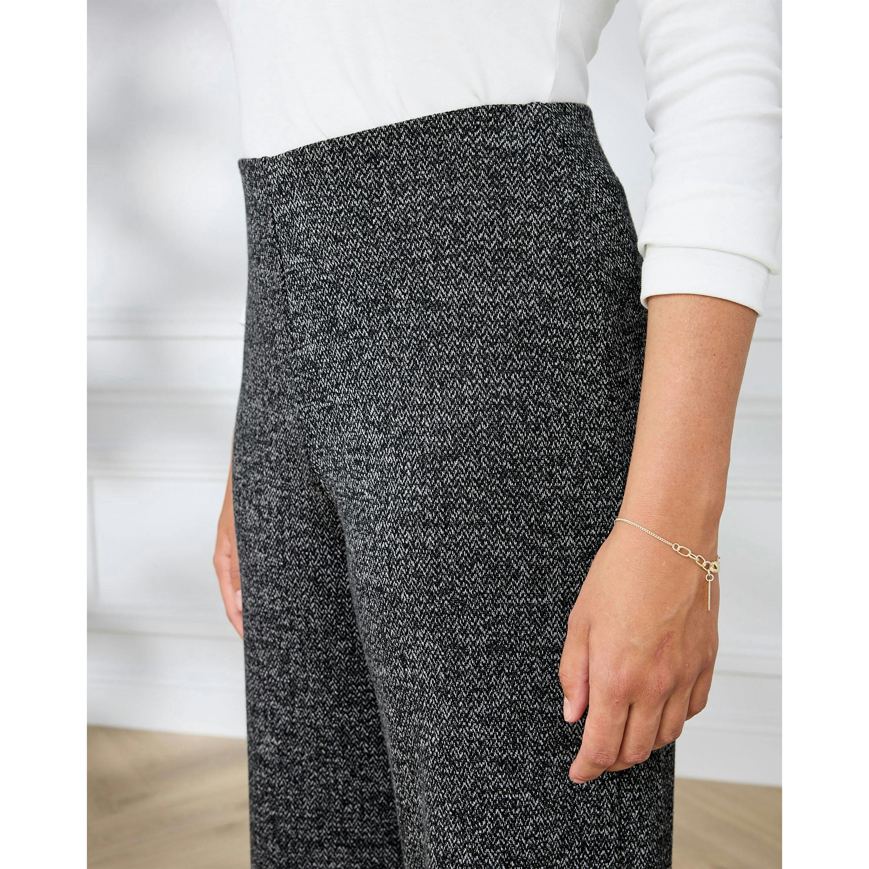 Cotton Traders Jersey Pull On Wide Leg Trousers , view 4 of 4