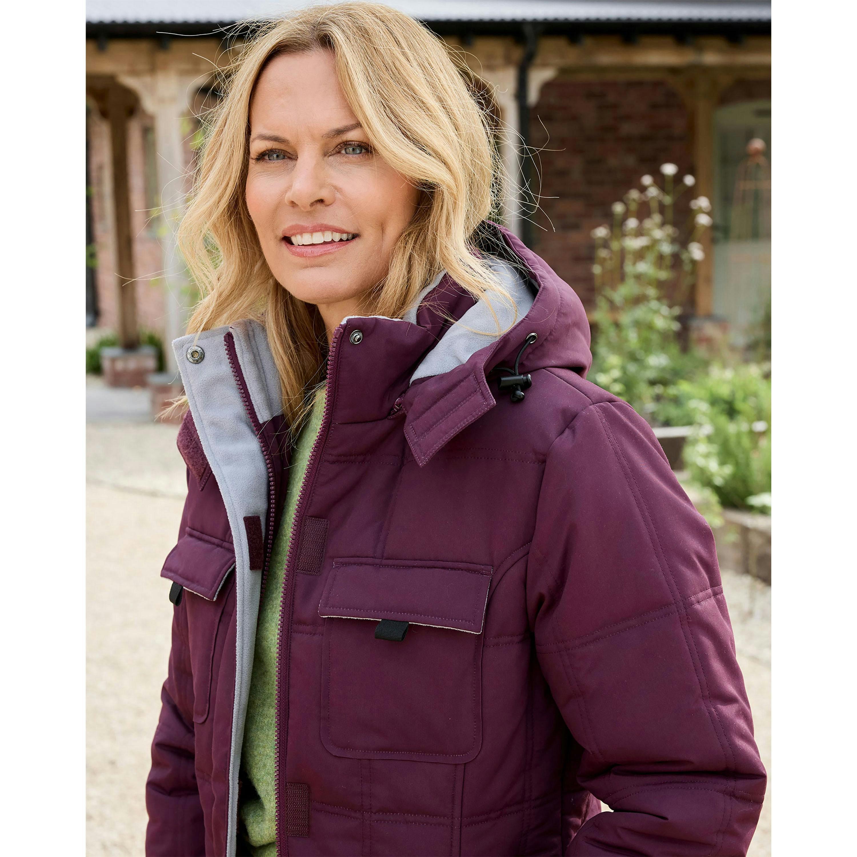Cotton Traders Short Padded Hooded Coat , view 4 of 4