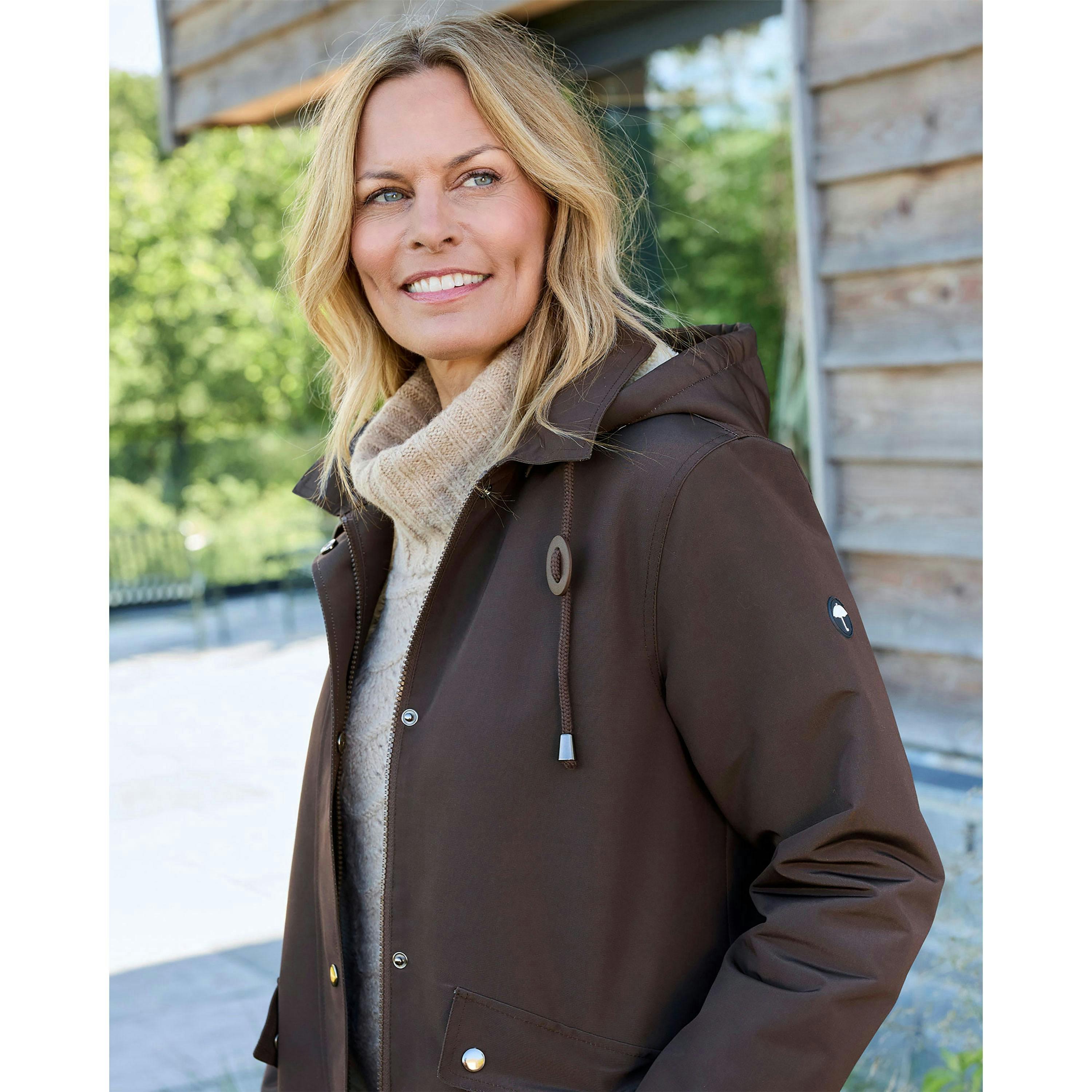 Cotton Traders All Weather Fleece Lined Waterproof Coat , view 4 of 4