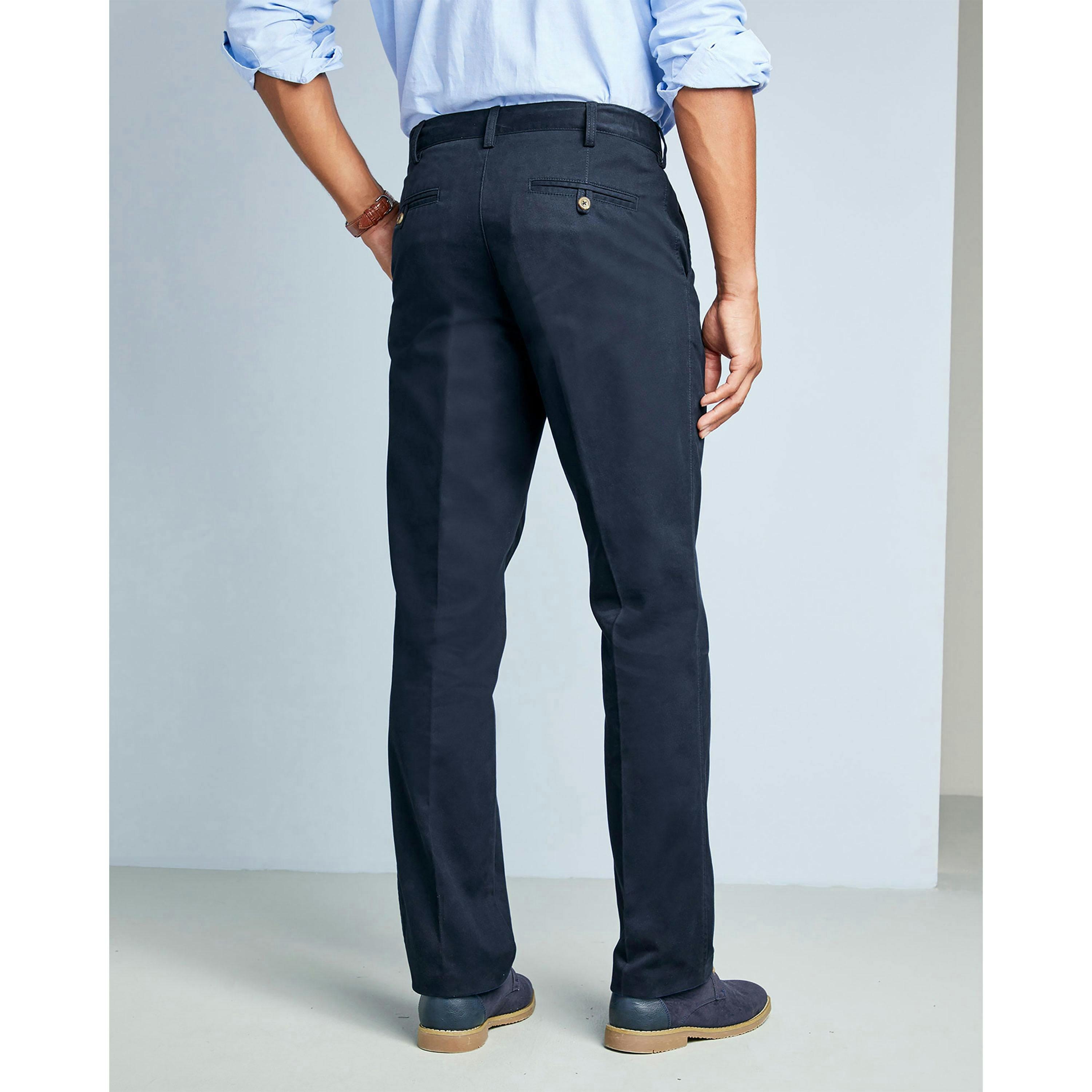 Cotton Traders Pleat Front Ultimate Chino Trousers , view 2 of 3