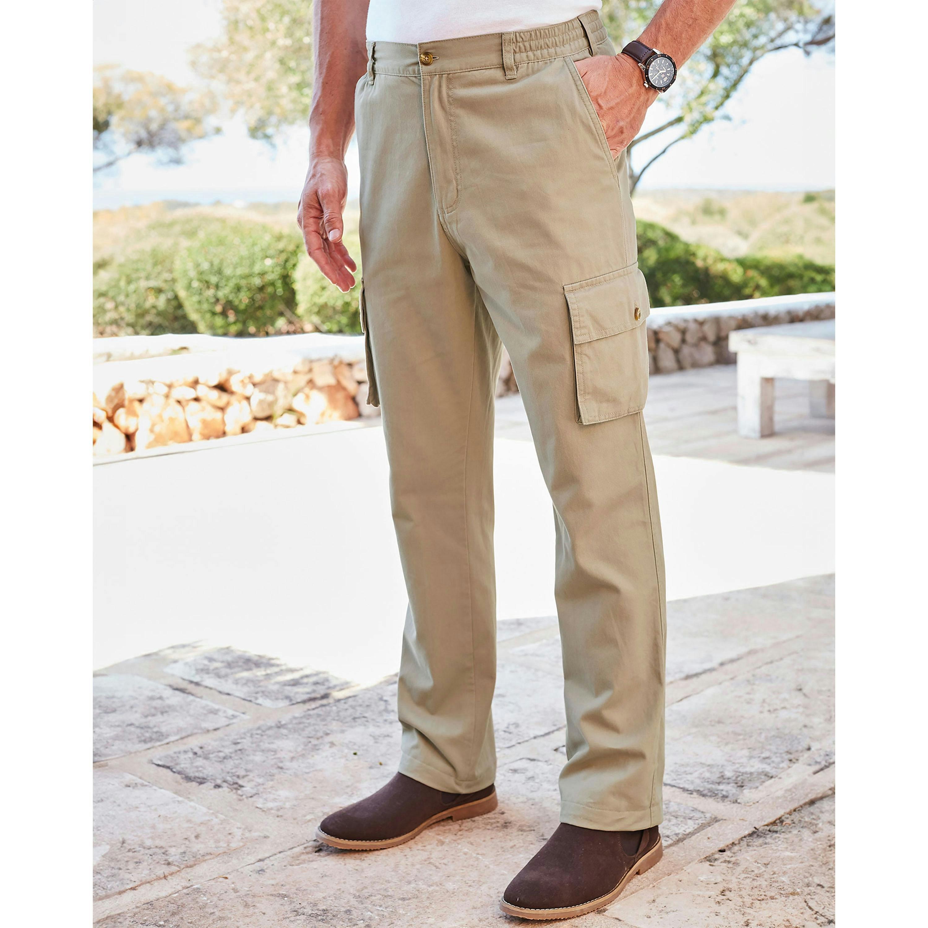 Cotton Traders Cargo Comfort Trousers , view 2 of 3