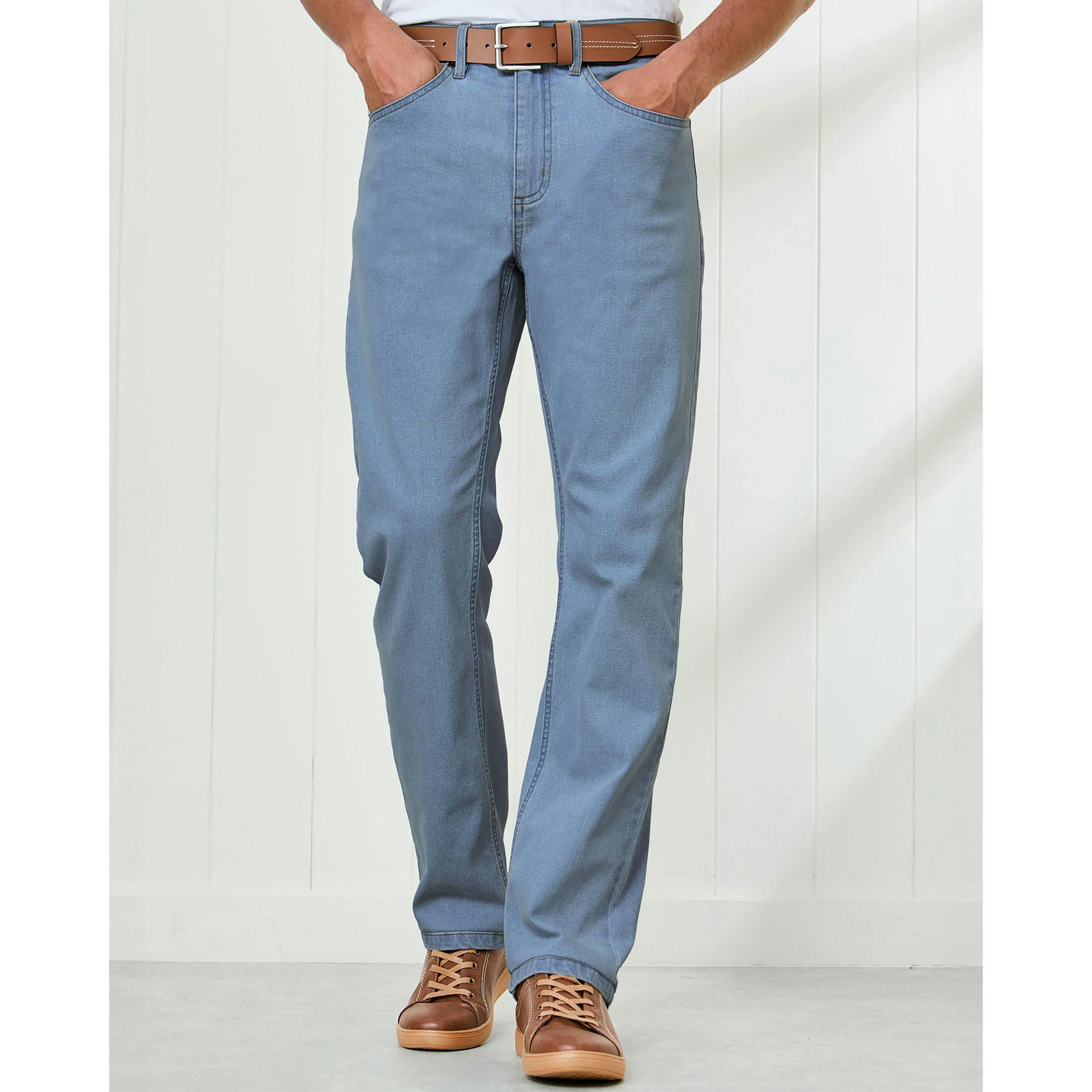 Cotton Traders Straight Fit Stretch Jeans , view 2 of 3