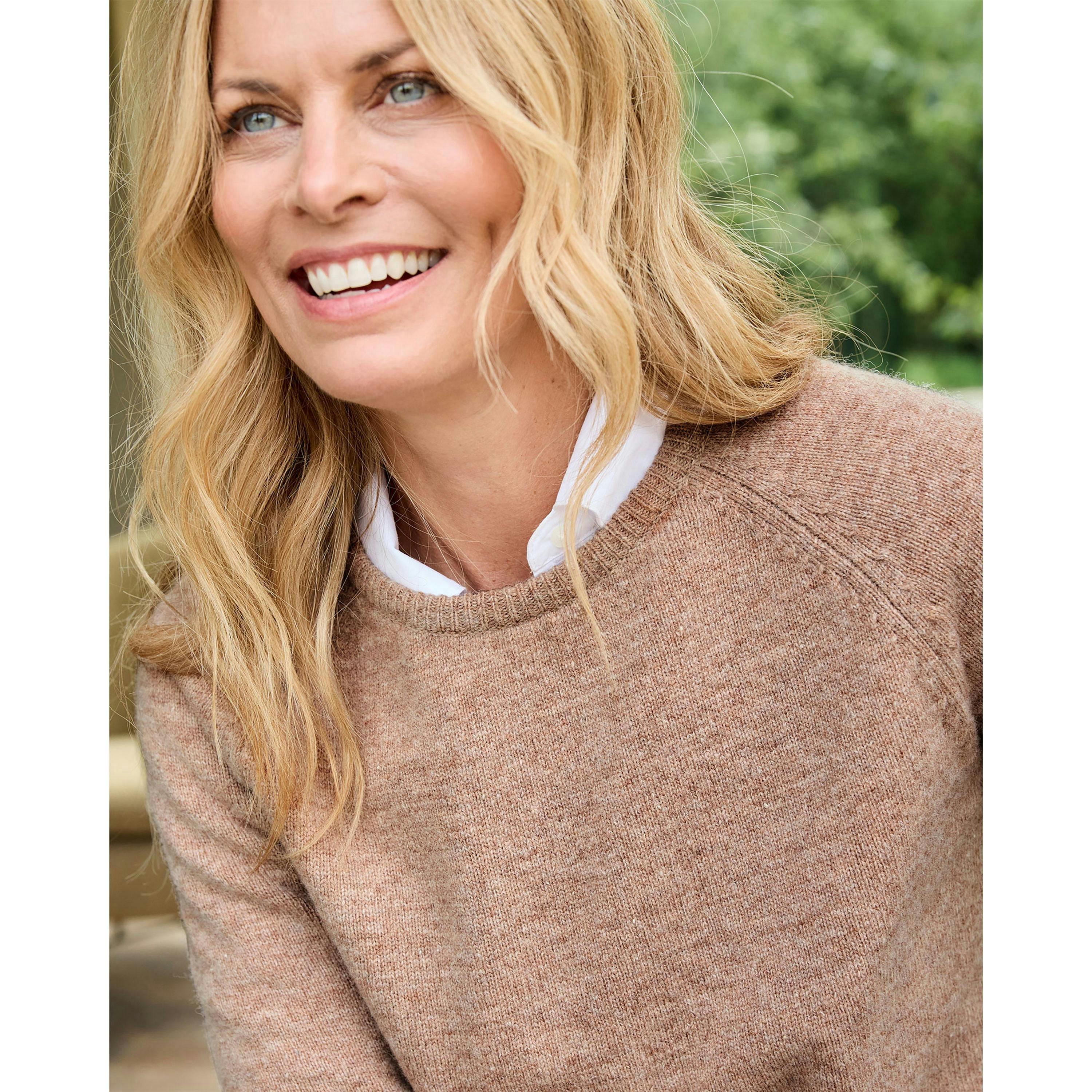 Cotton Traders Lambswool Rich Crew Neck Jumper , view 4 of 4