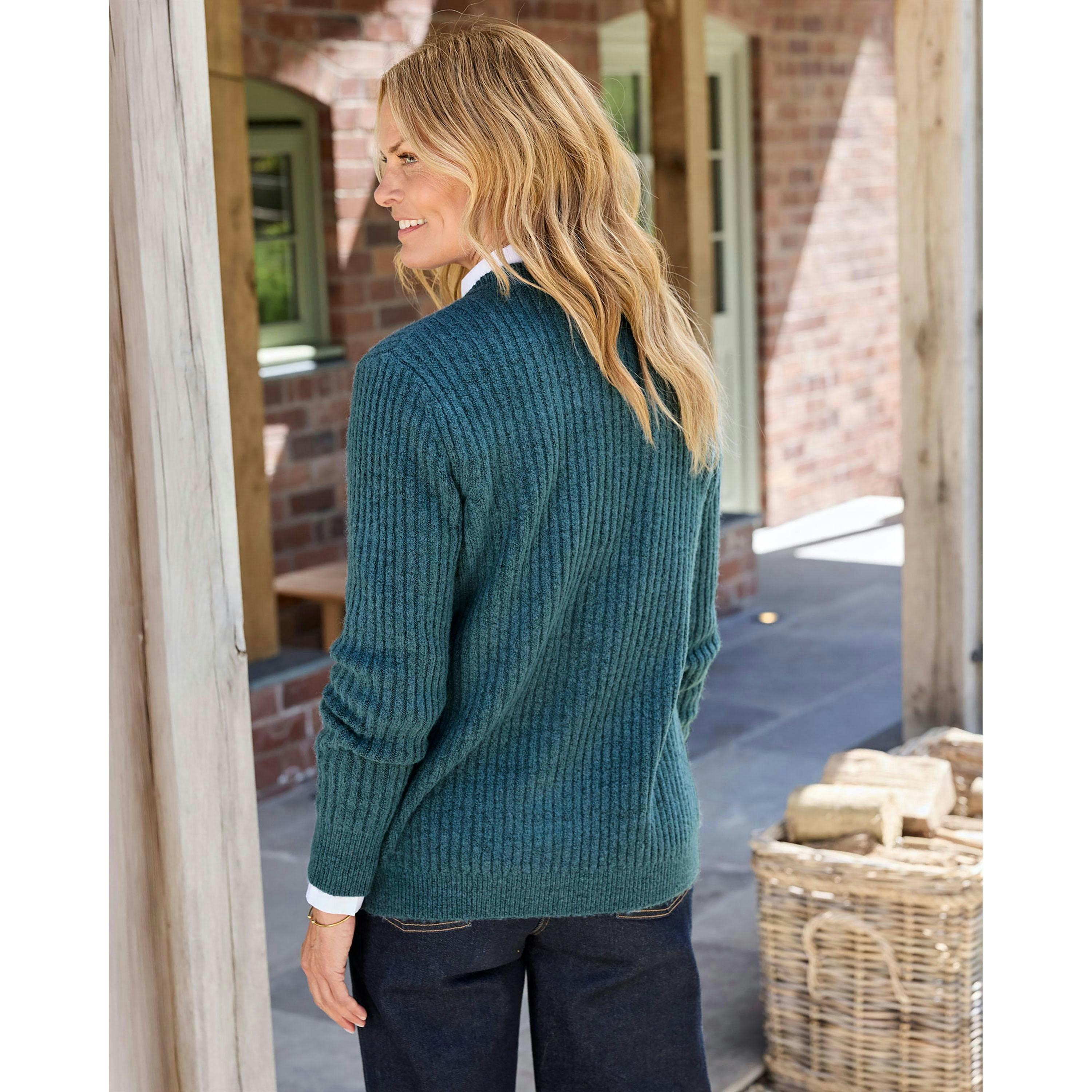 Cotton Traders Cosy Button Cardigan , view 3 of 4