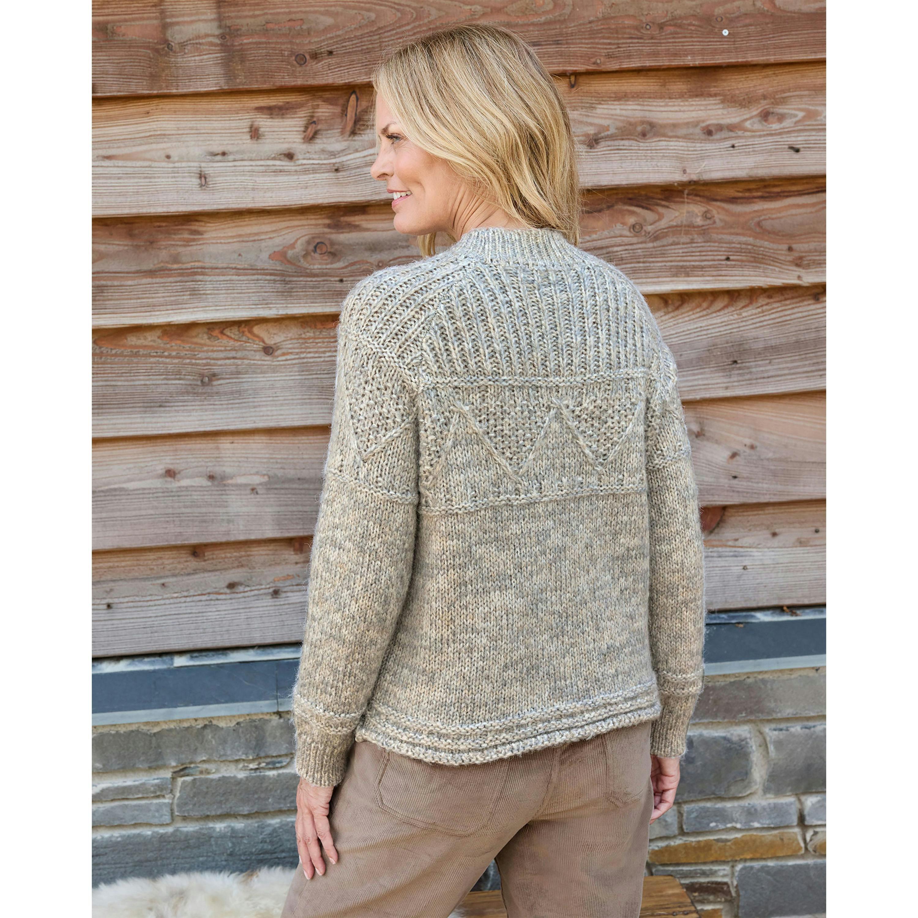 Cotton Traders Cable Detail Jumper , view 3 of 4