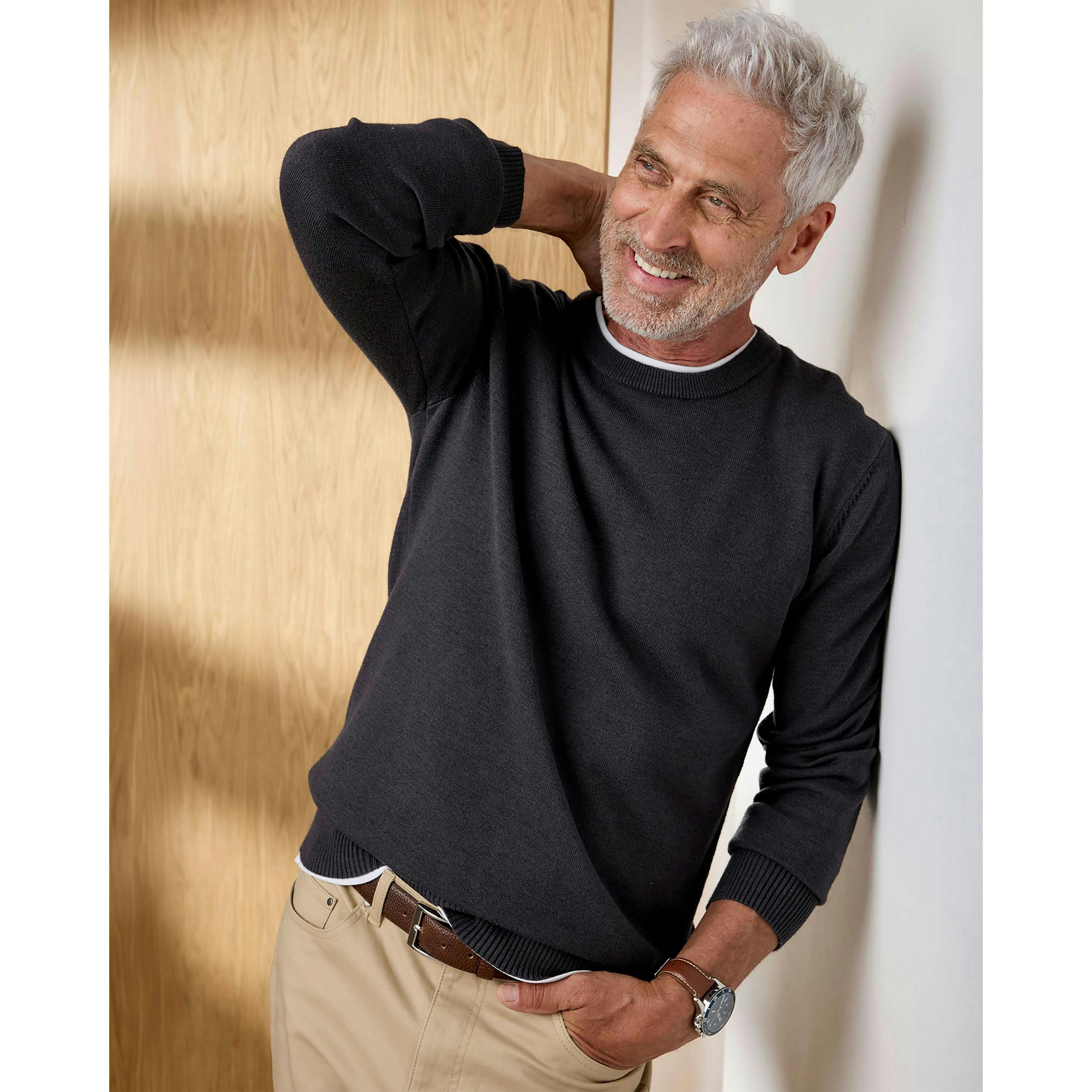 Cotton Traders Signature Soft Touch Crew Neck Jumper , view 2 of 4