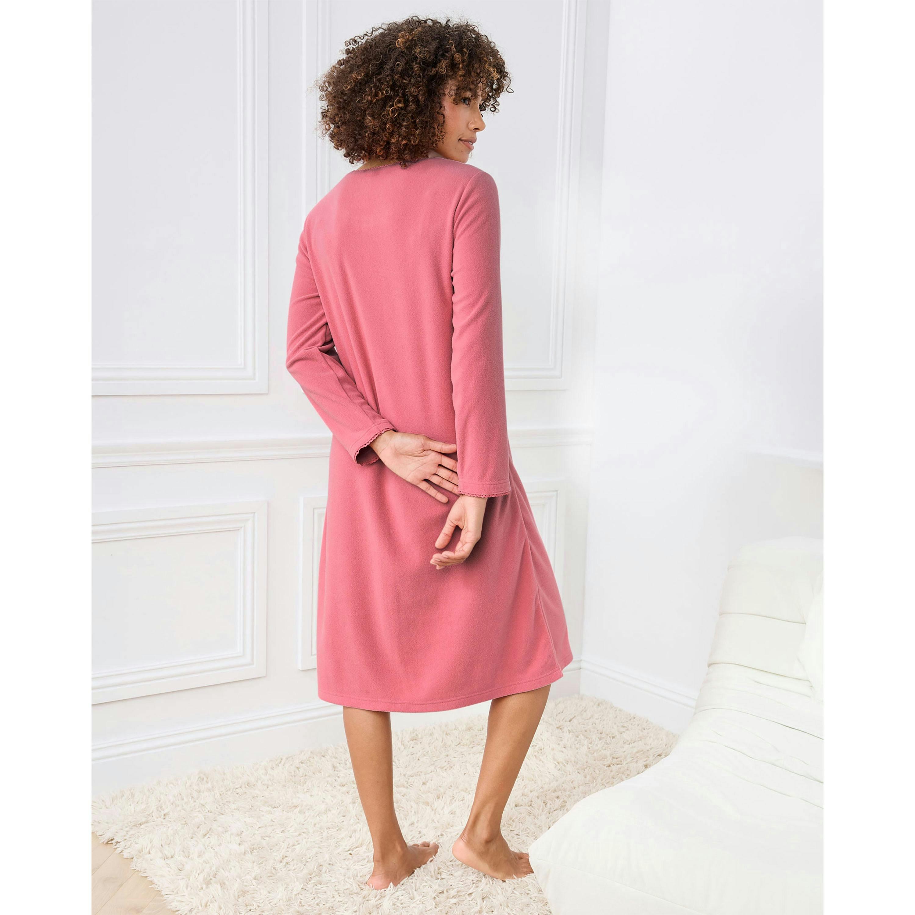Cotton Traders 2 Pack Fleece Nightdresses , view 3 of 3