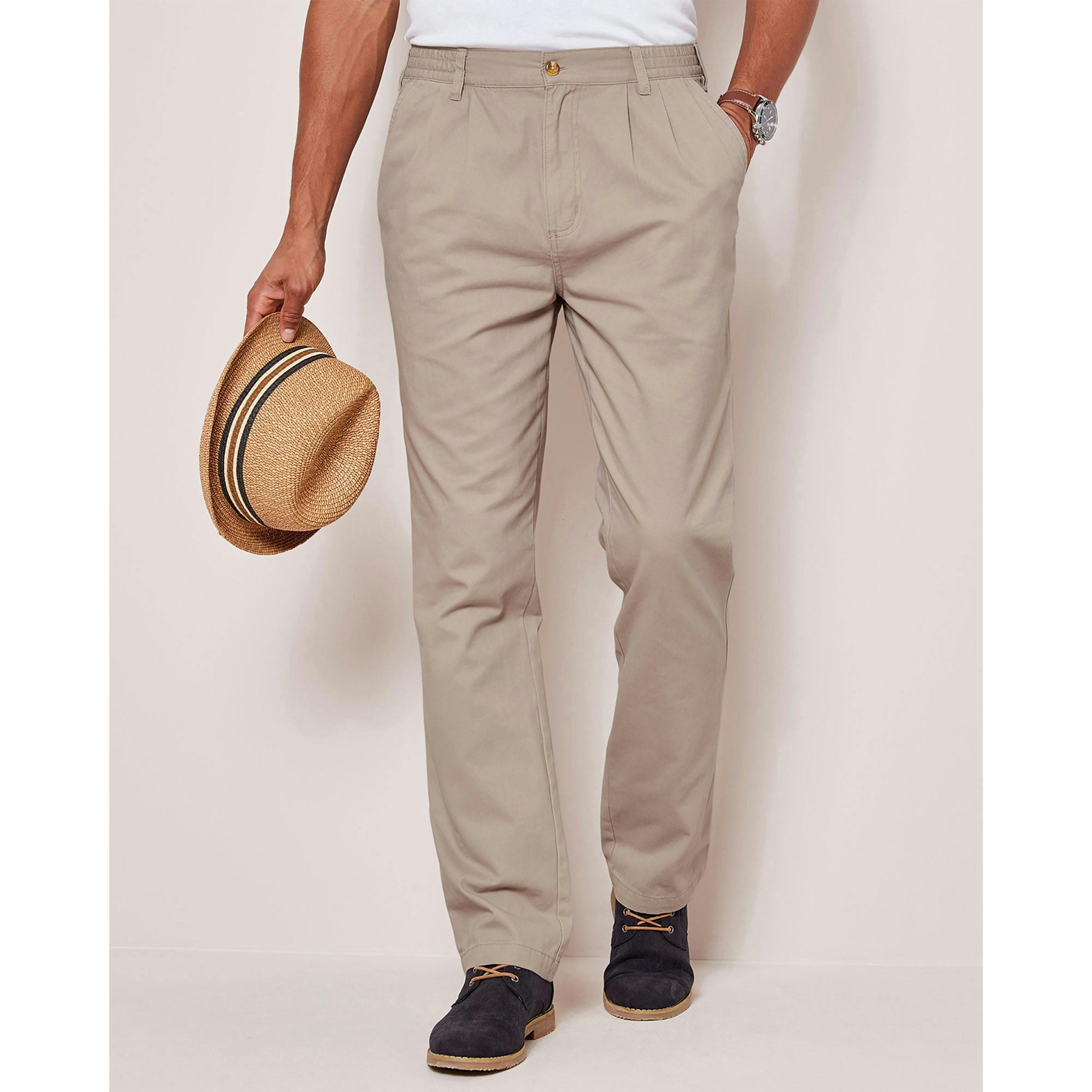 Cotton Traders Elasticated Waist Trousers , view 2 of 3