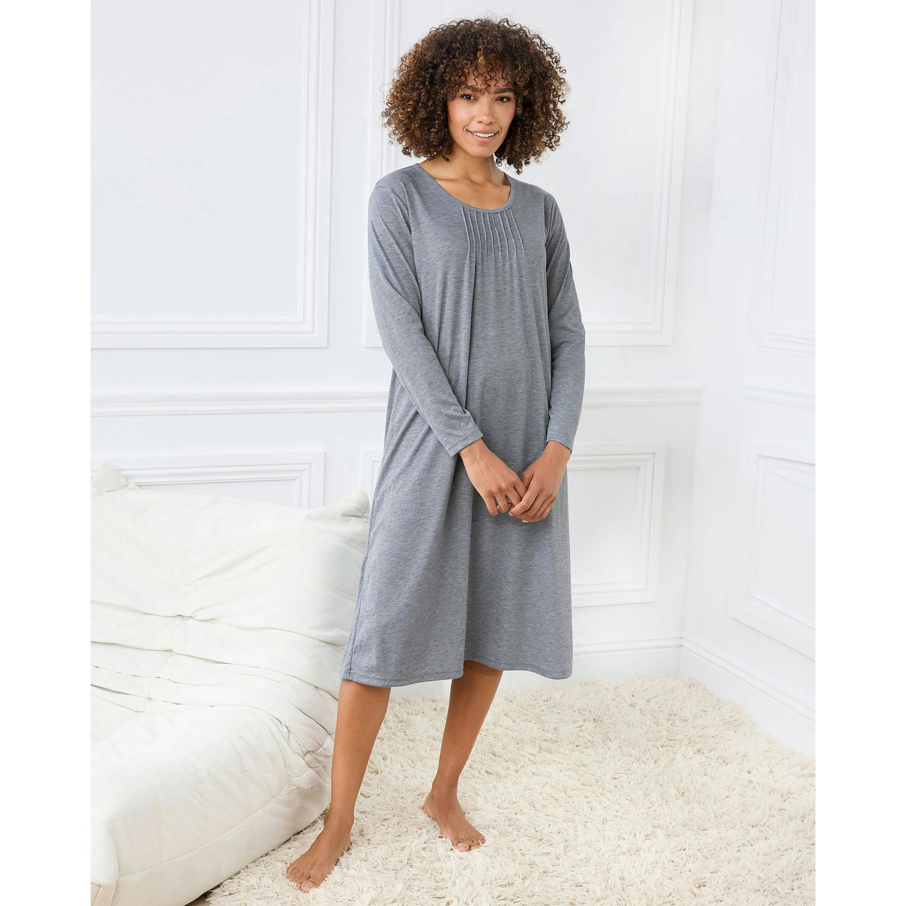 Cotton Traders 2 Pack Jersey Nightdresses , view 2 of 4