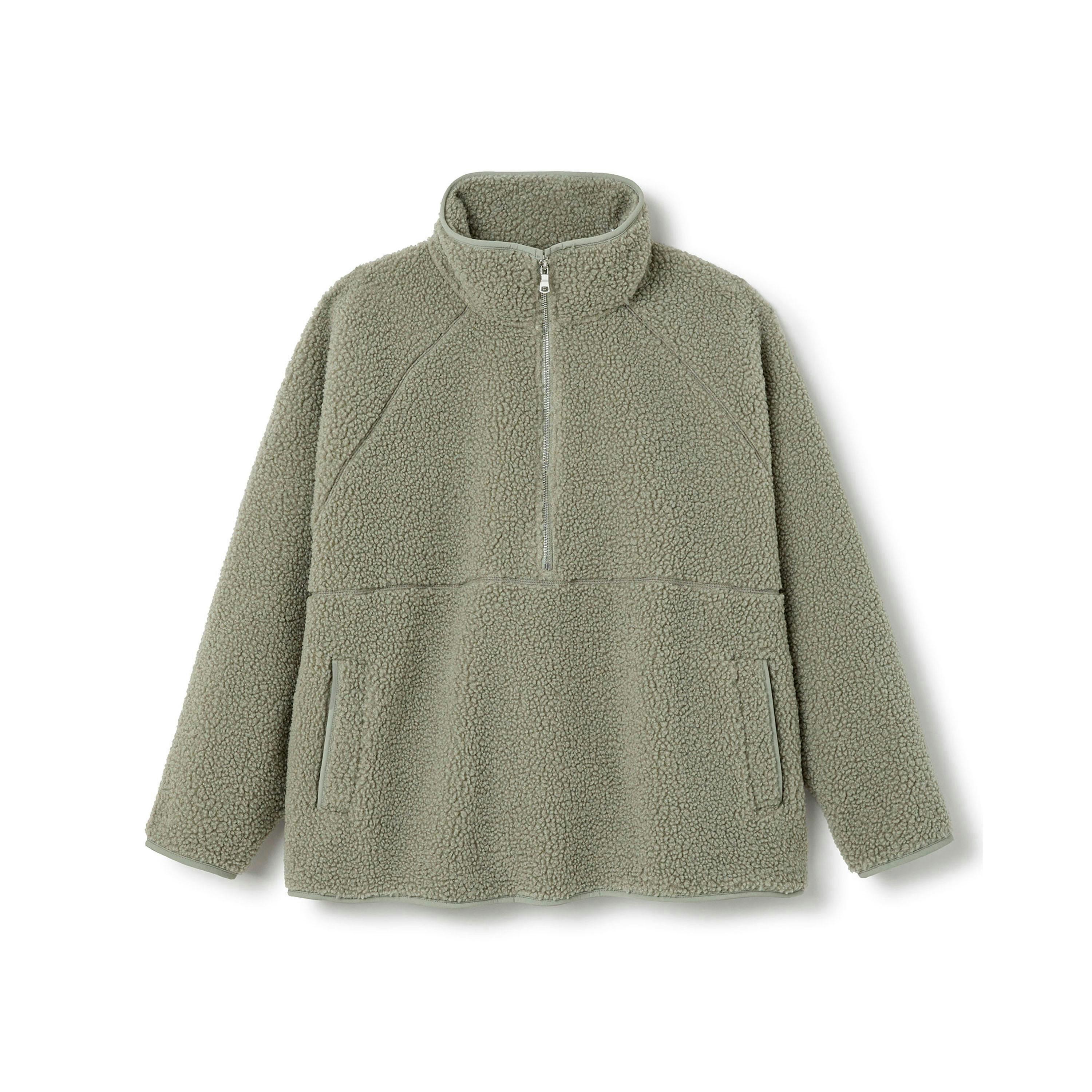 Cotton Traders Active Oversized Half Zip Fleece Top , view 3 of 3